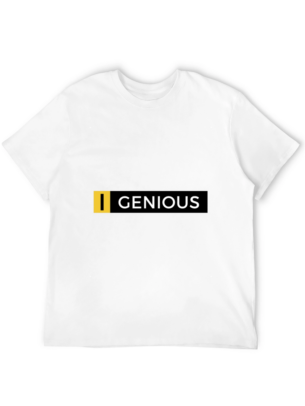 Genious Graphic Tee - Black Cotton Blend