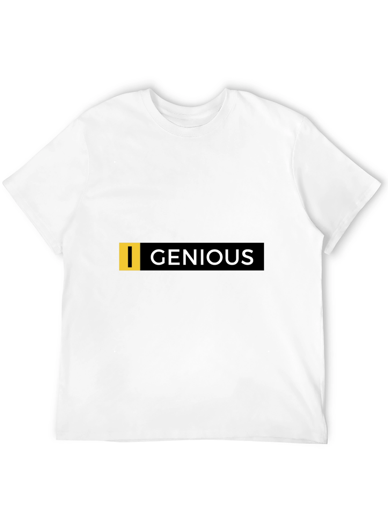 Genious Graphic Tee - Black Cotton Blend
