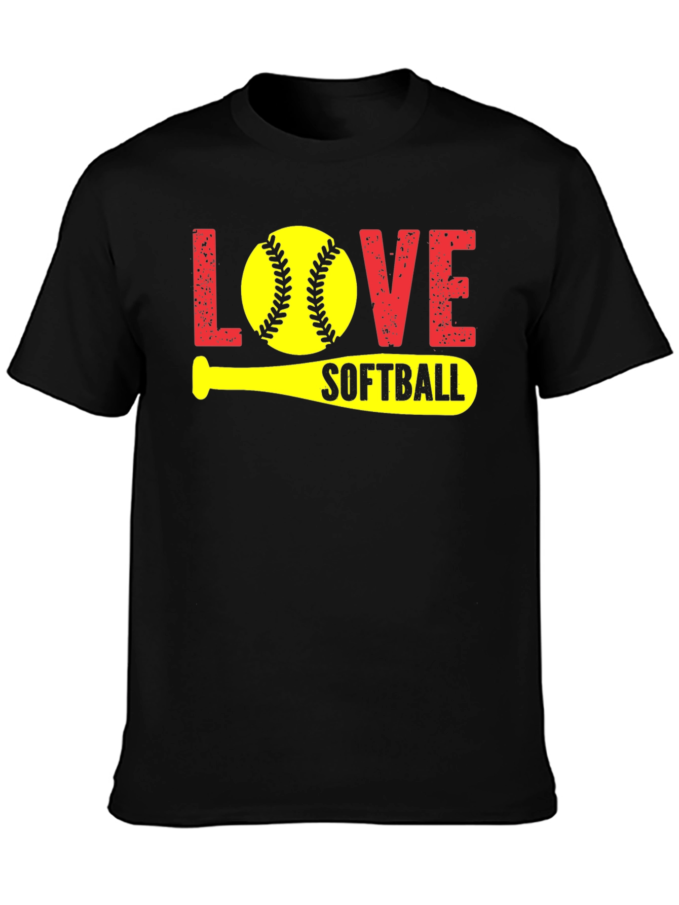 Love Softball Graphic T-Shirt