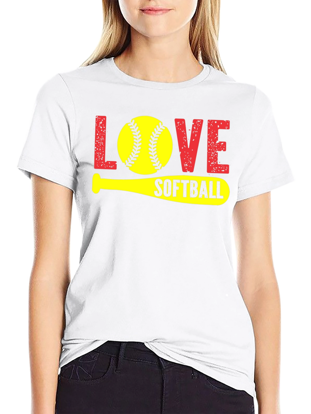 Love Softball Graphic T-Shirt