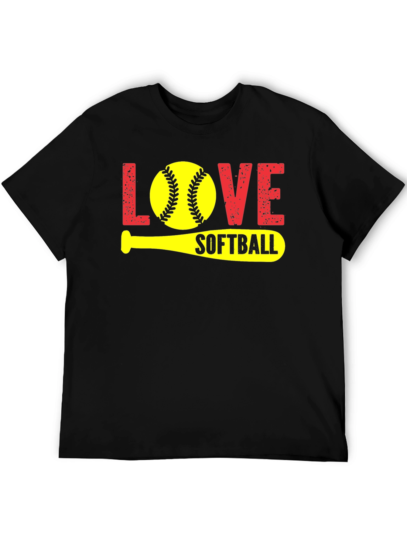 Love Softball Graphic T-Shirt