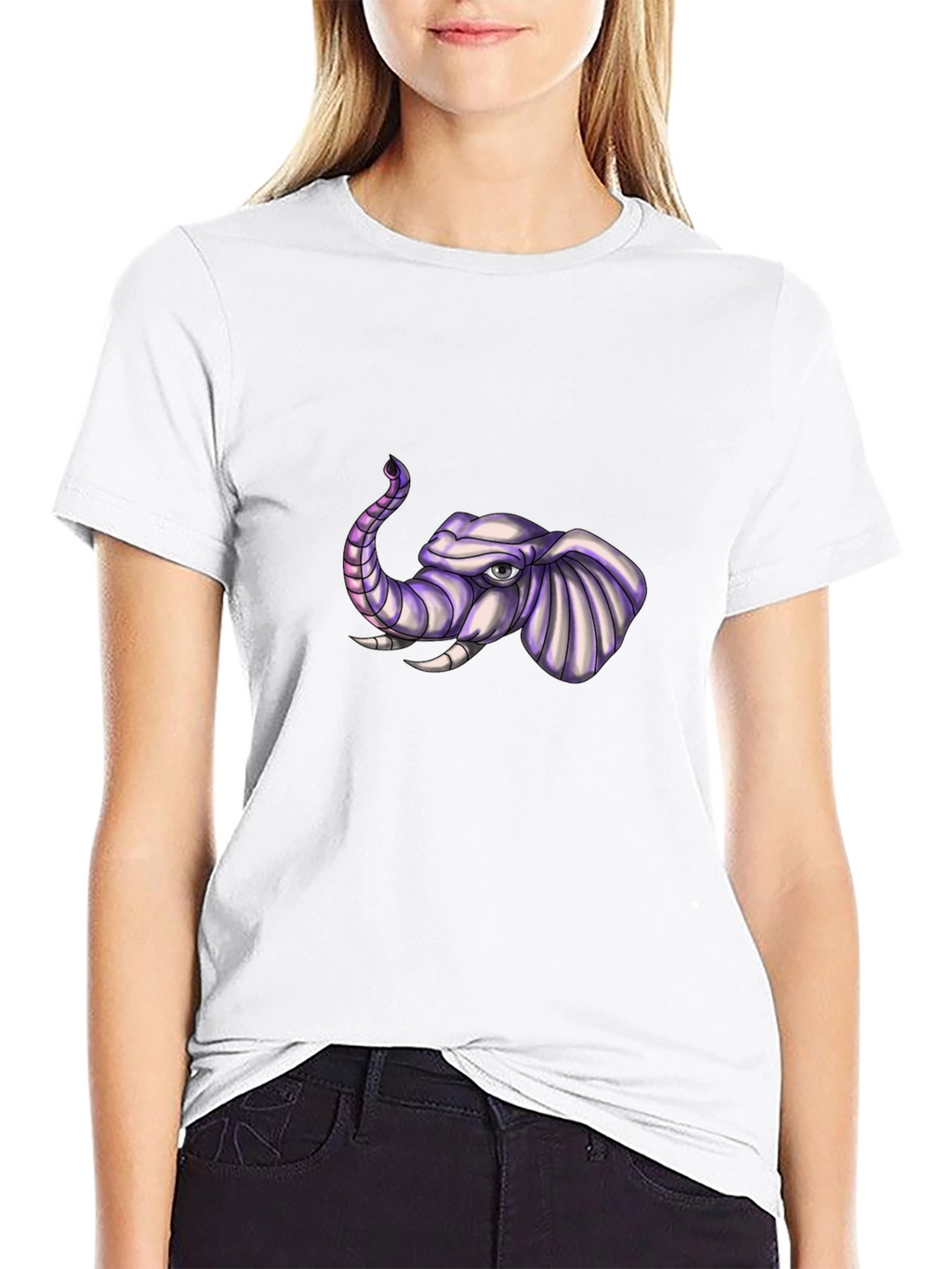 Elephant Graphic Tee - Cool Animal Print
