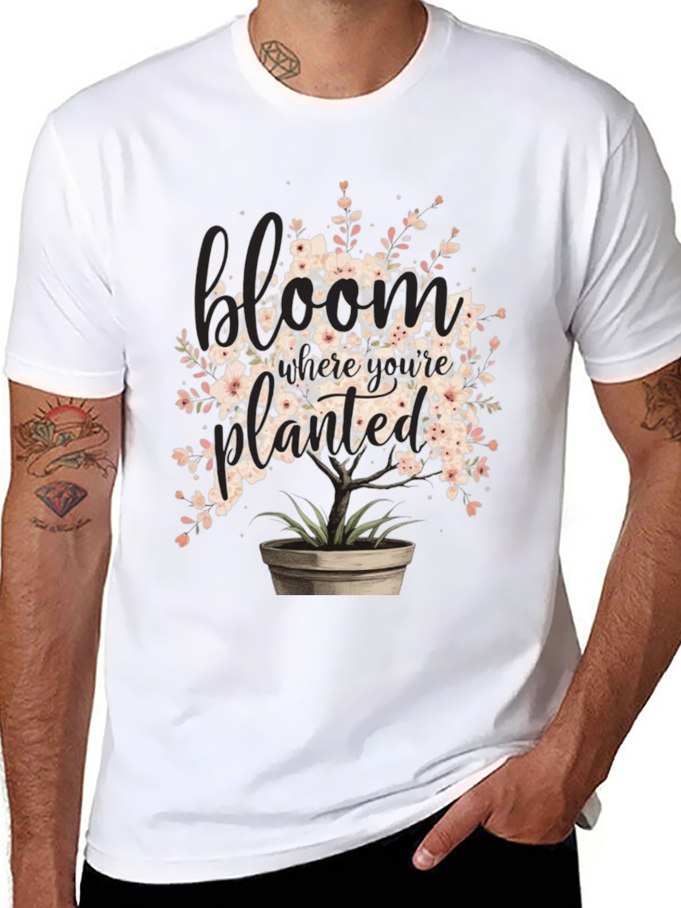 Bloom Where Youre Planted Graphic Tee