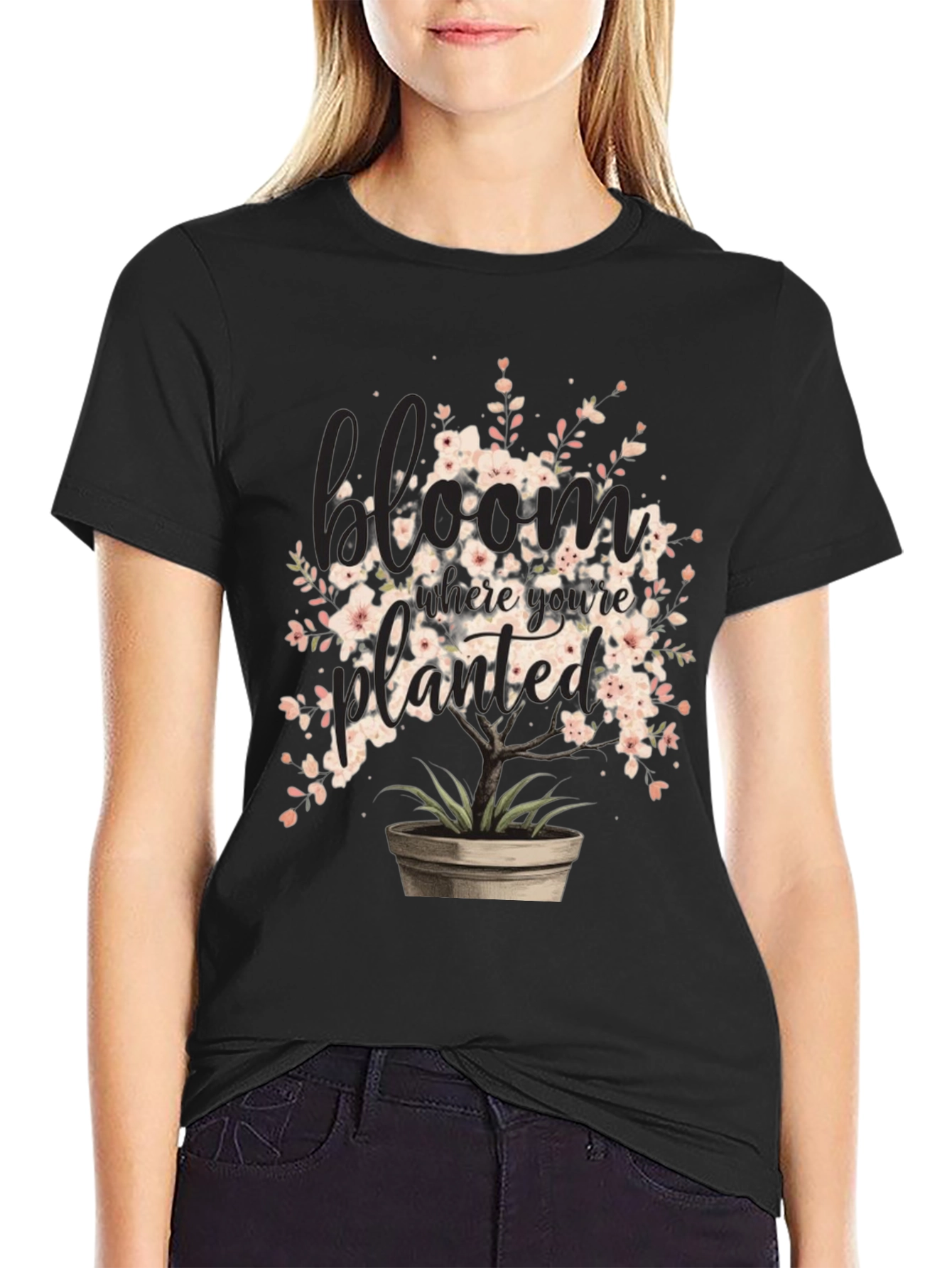 Bloom Where Youre Planted Graphic Tee
