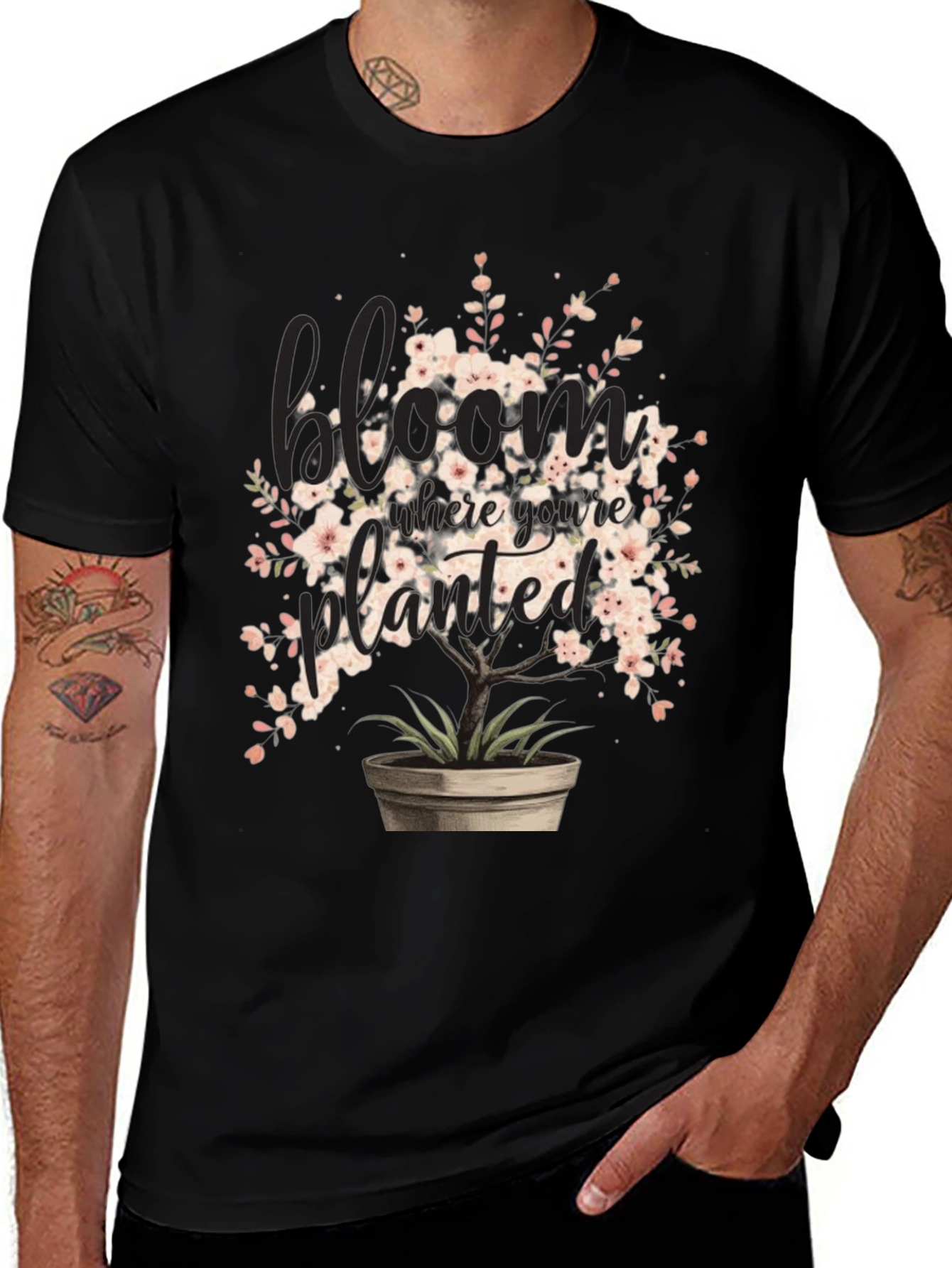 Bloom Where Youre Planted Graphic Tee