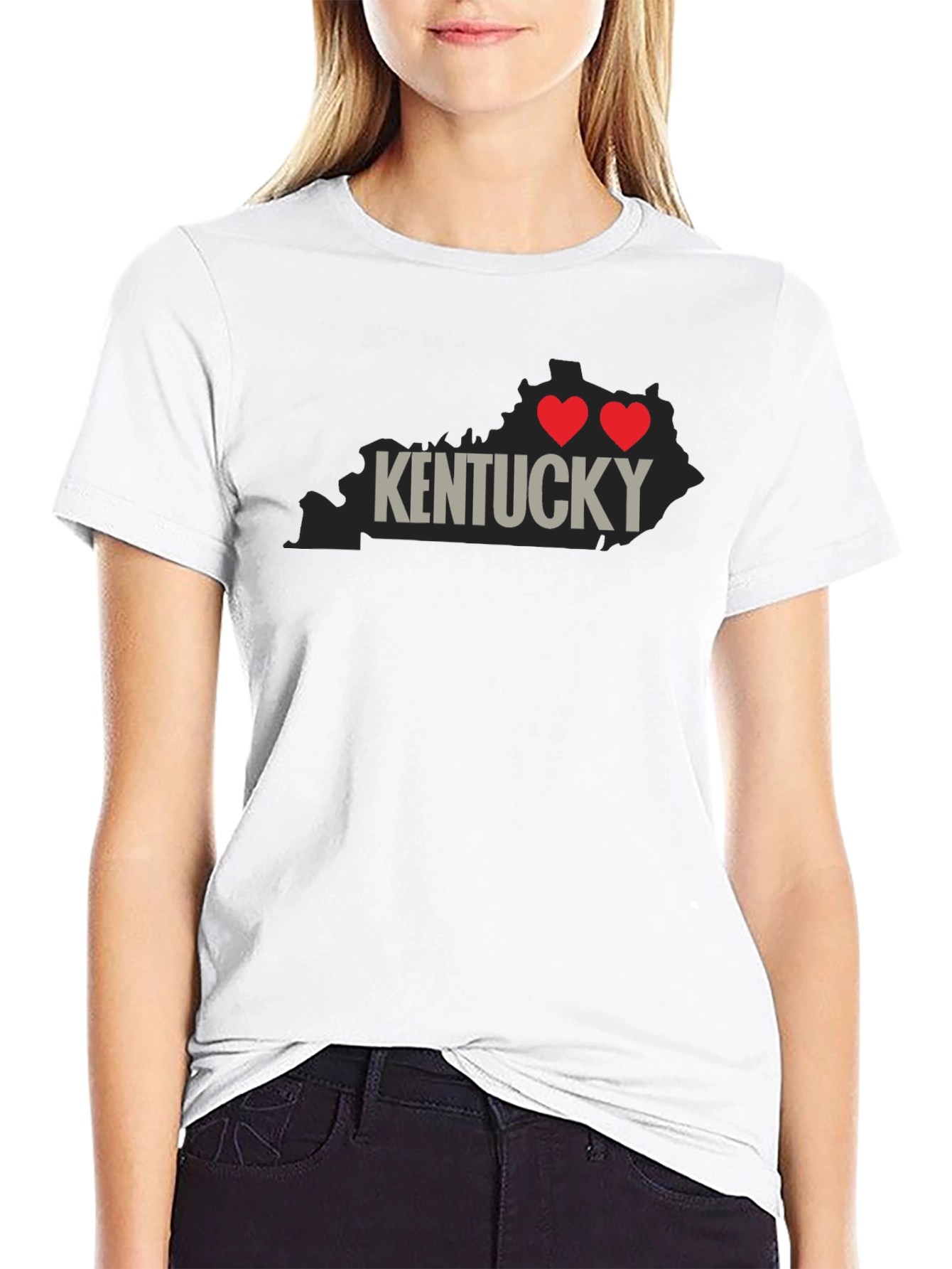 Kentucky State Love Graphic T-Shirt