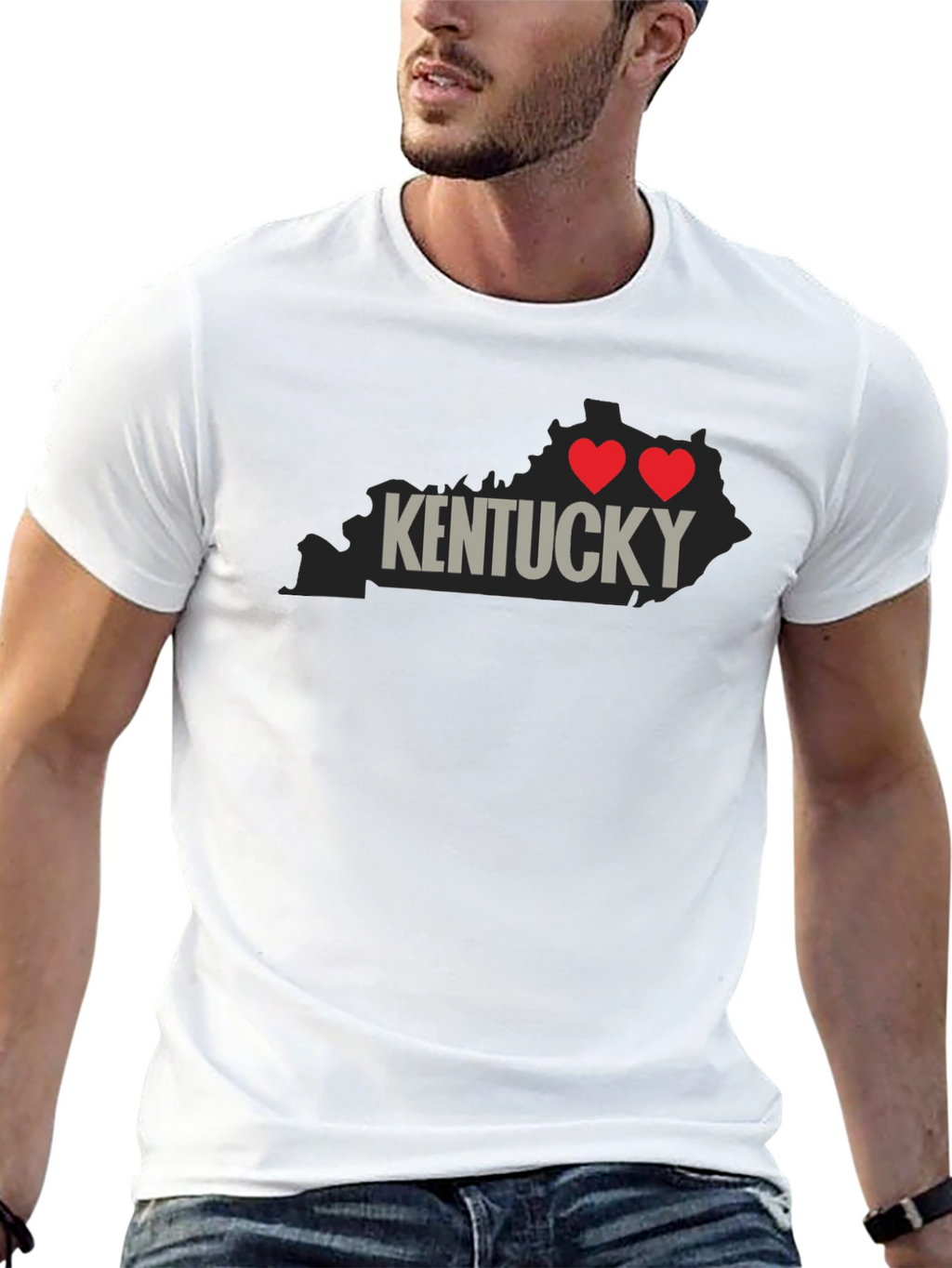 Kentucky State Love Graphic T-Shirt