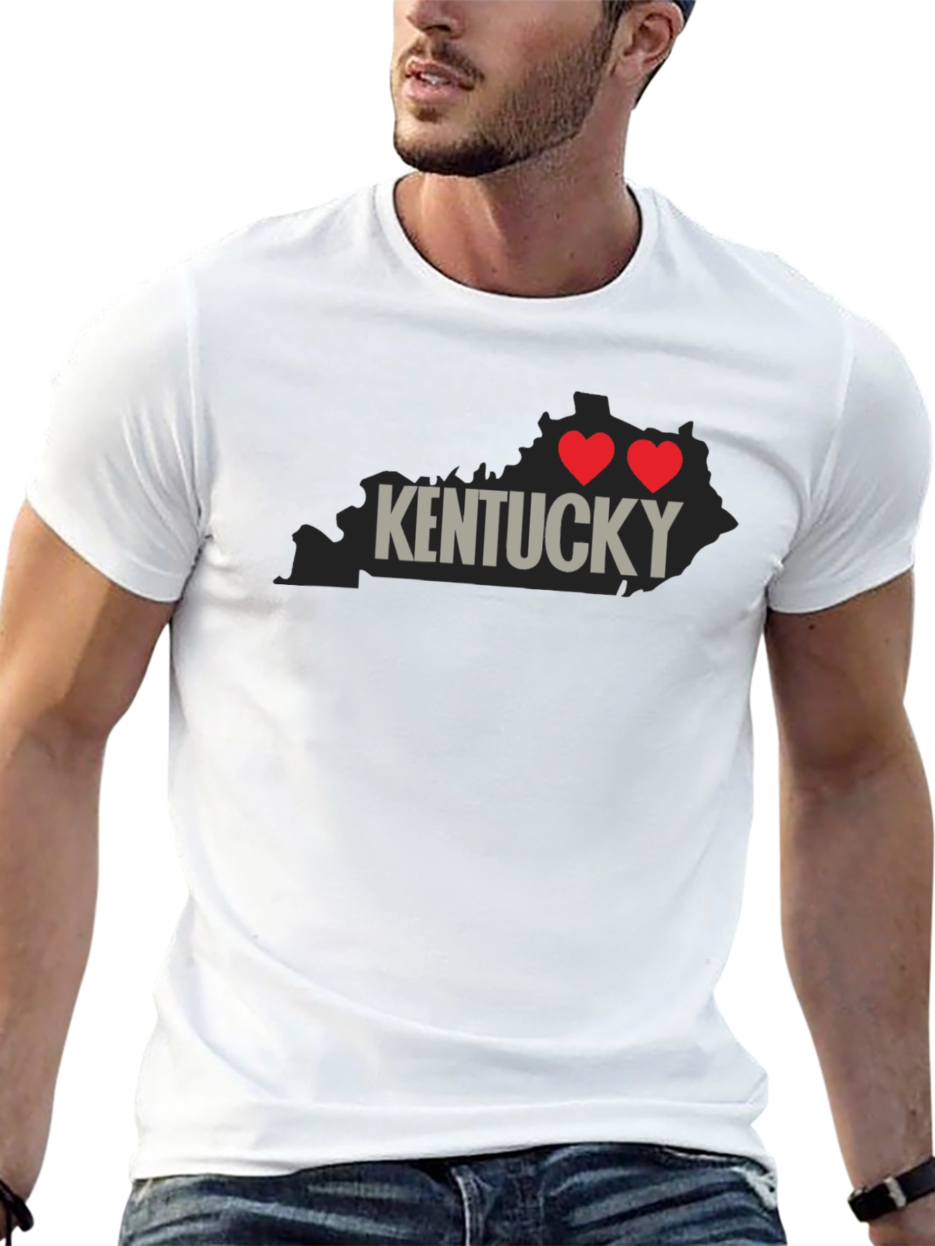Kentucky State Love Graphic T-Shirt