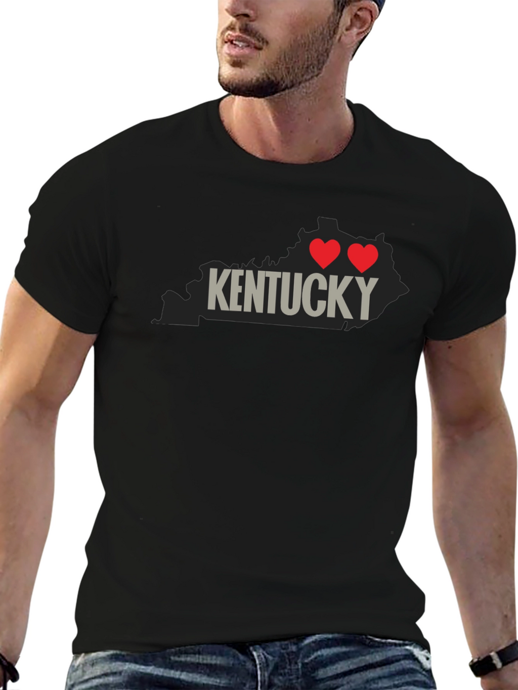 Kentucky State Love Graphic T-Shirt