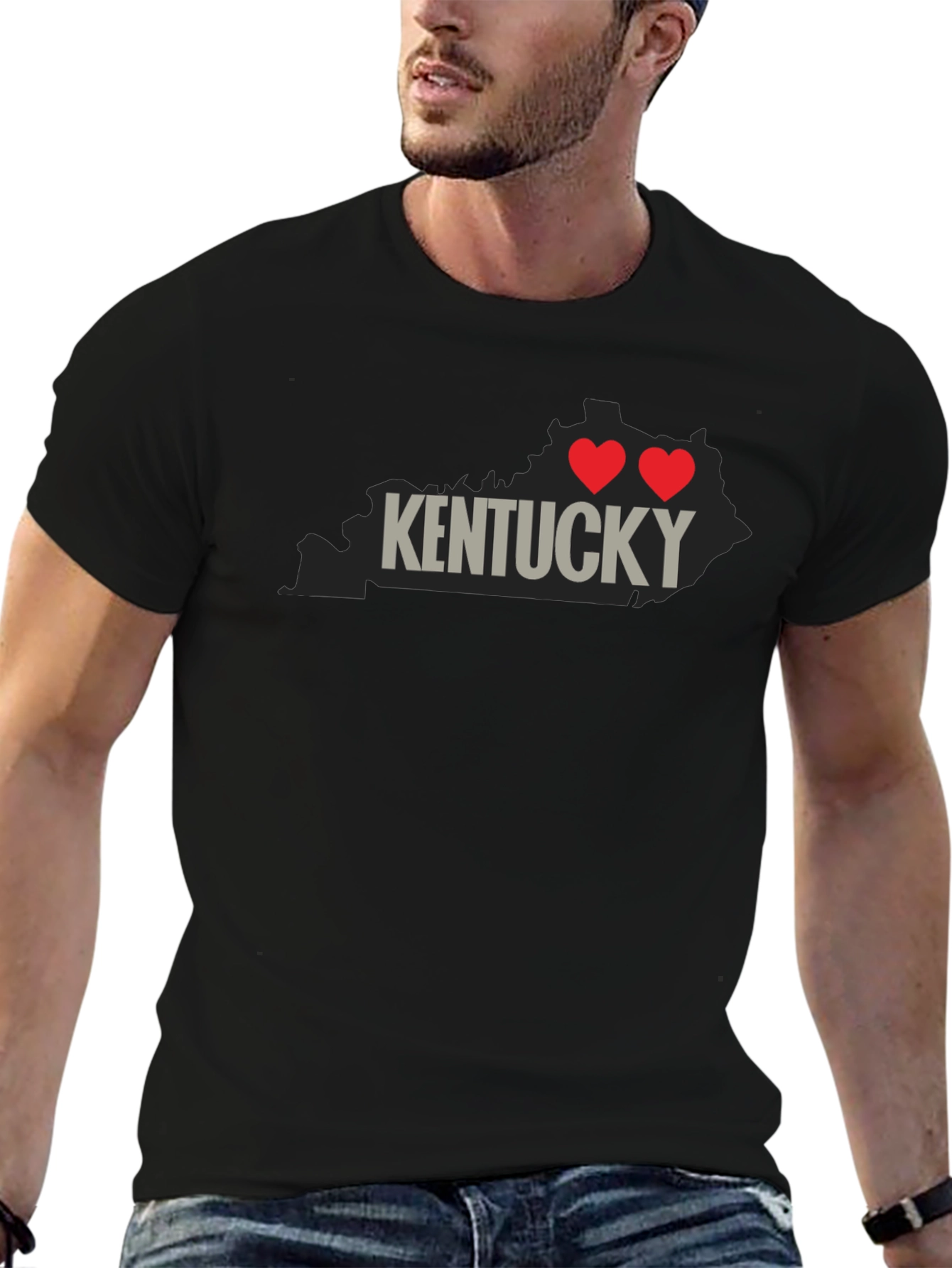 Kentucky State Love Graphic T-Shirt