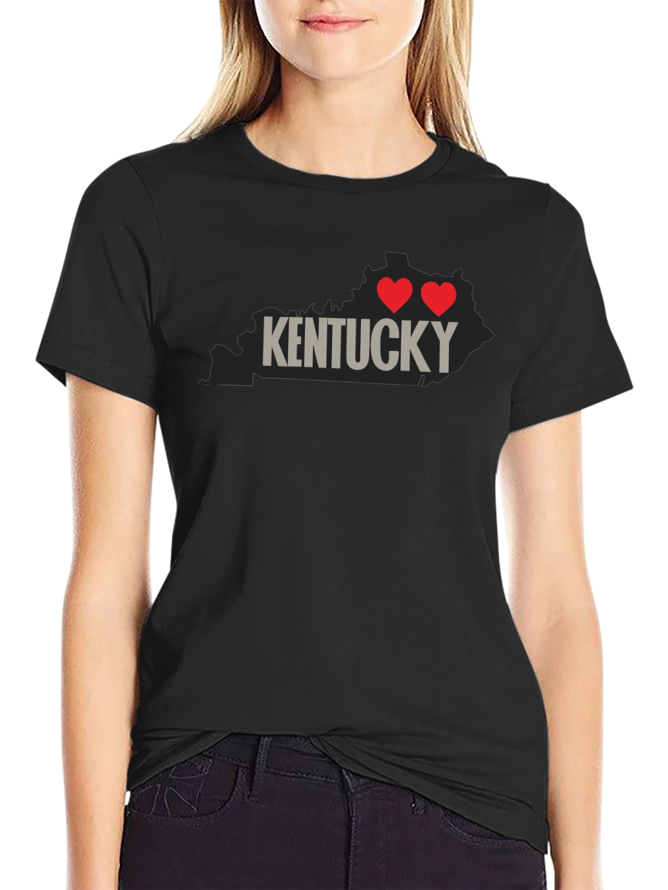 Kentucky State Love Graphic T-Shirt