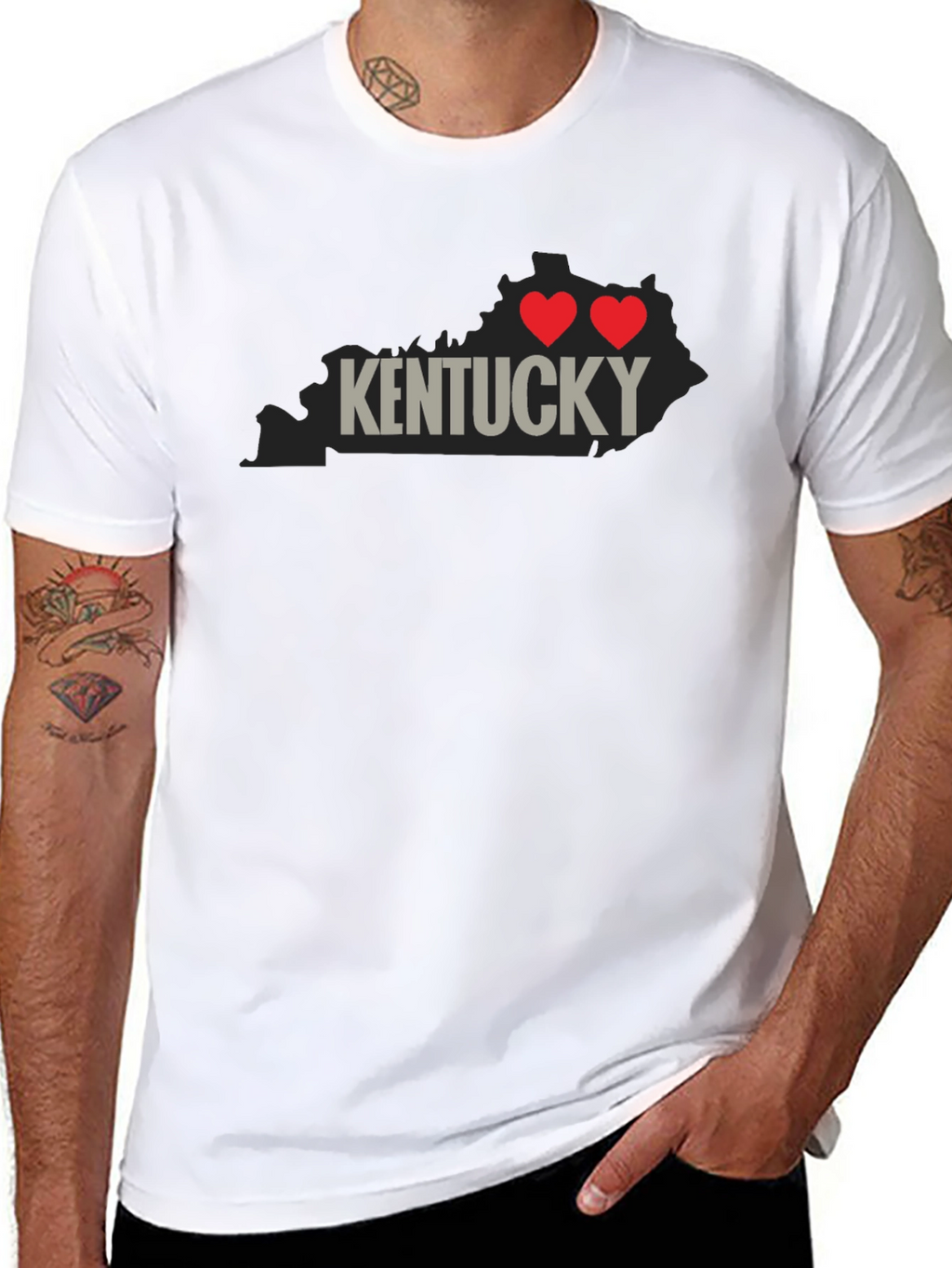 Kentucky State Love Graphic T-Shirt