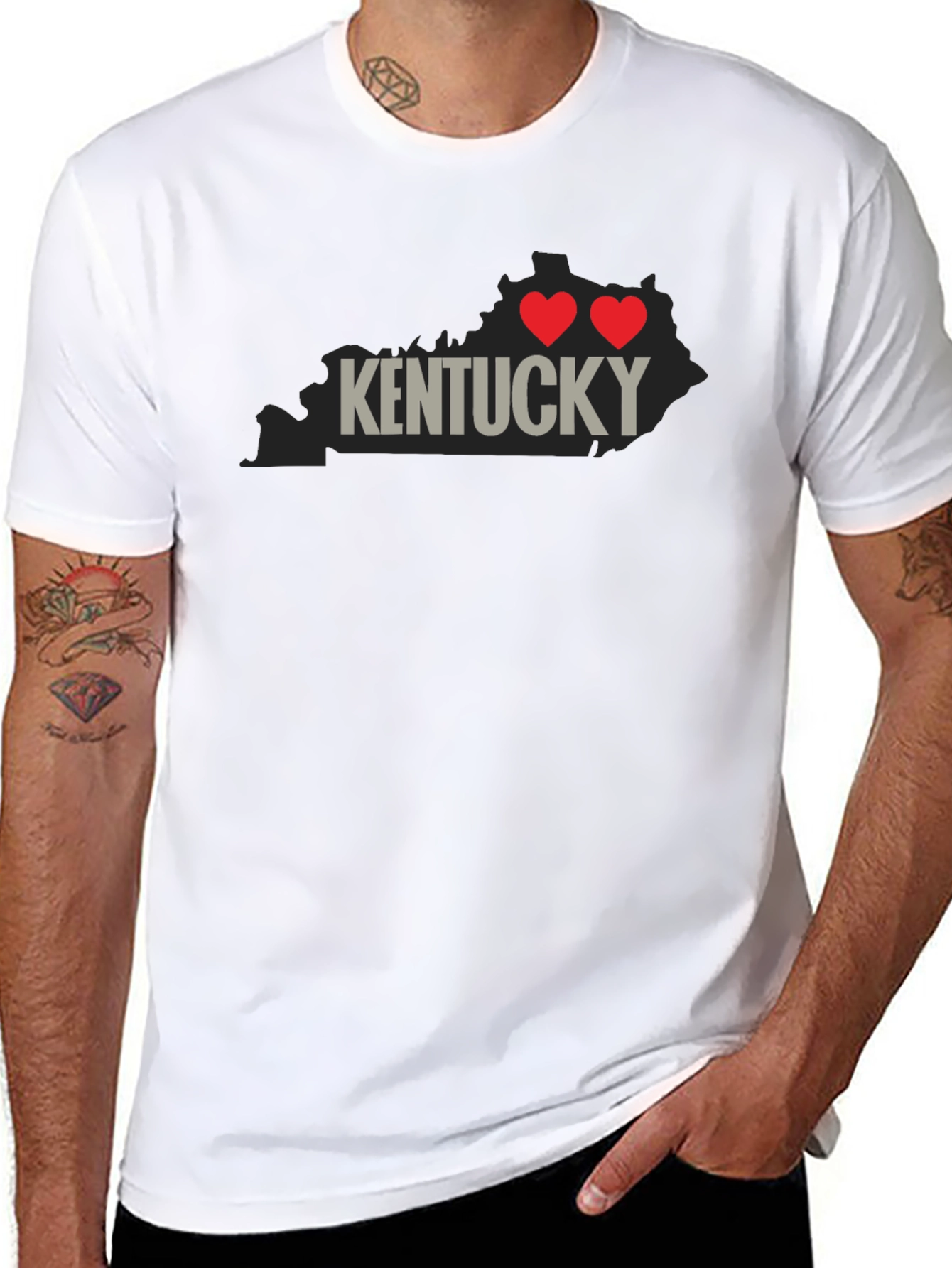 Kentucky State Love Graphic T-Shirt