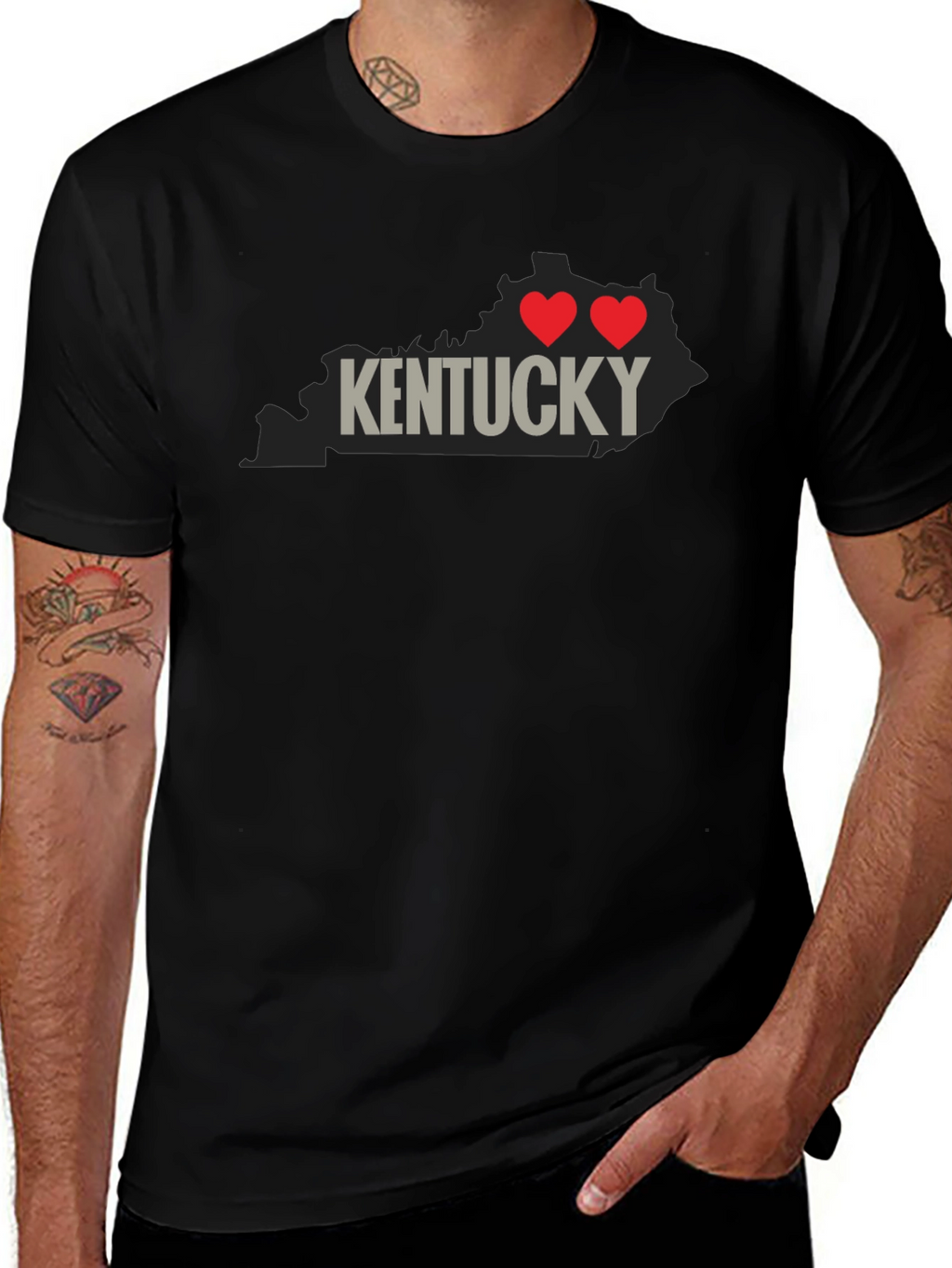 Kentucky State Love Graphic T-Shirt