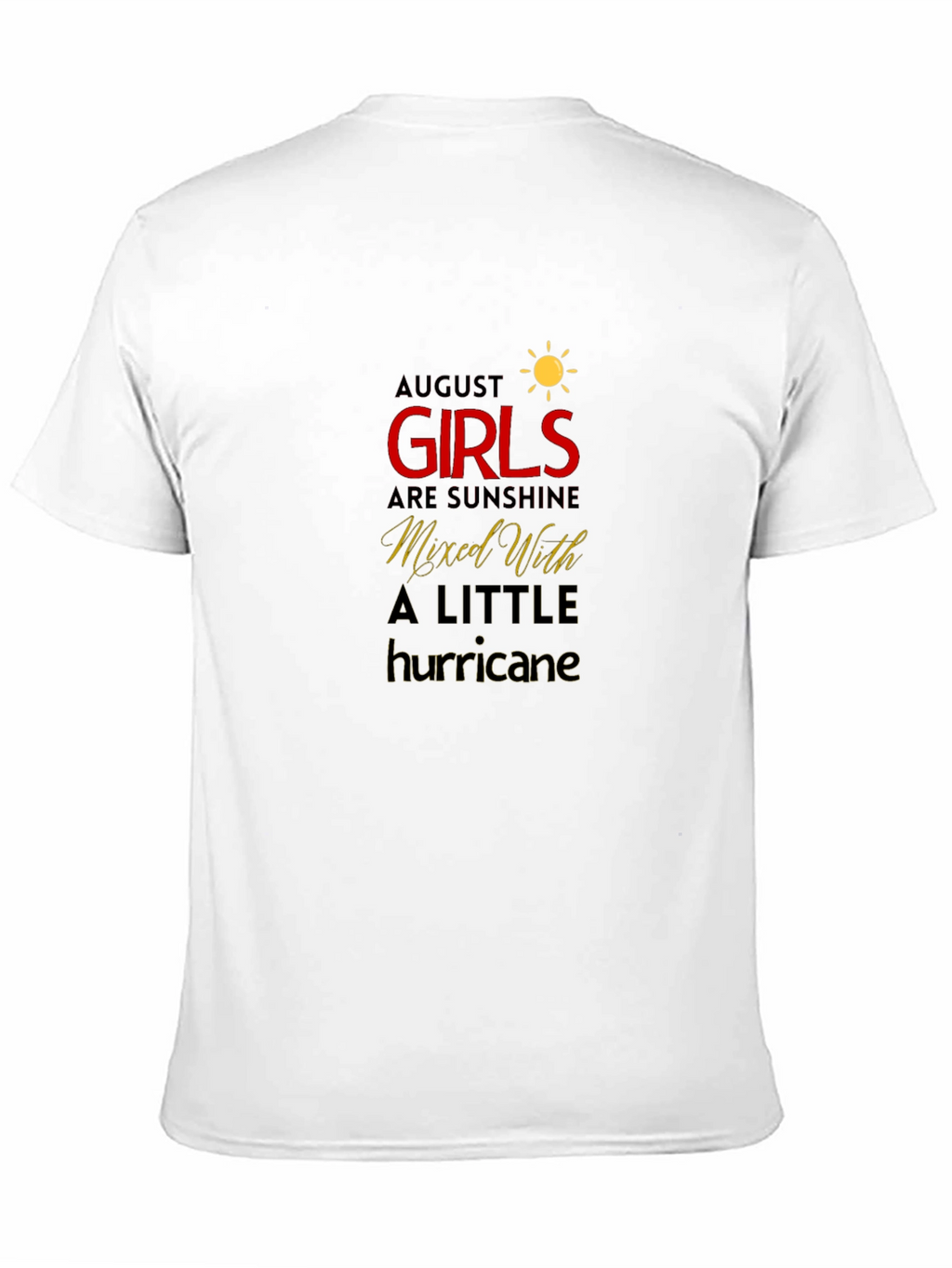 August Girls Sunshine Hurricane Black T-Shirt