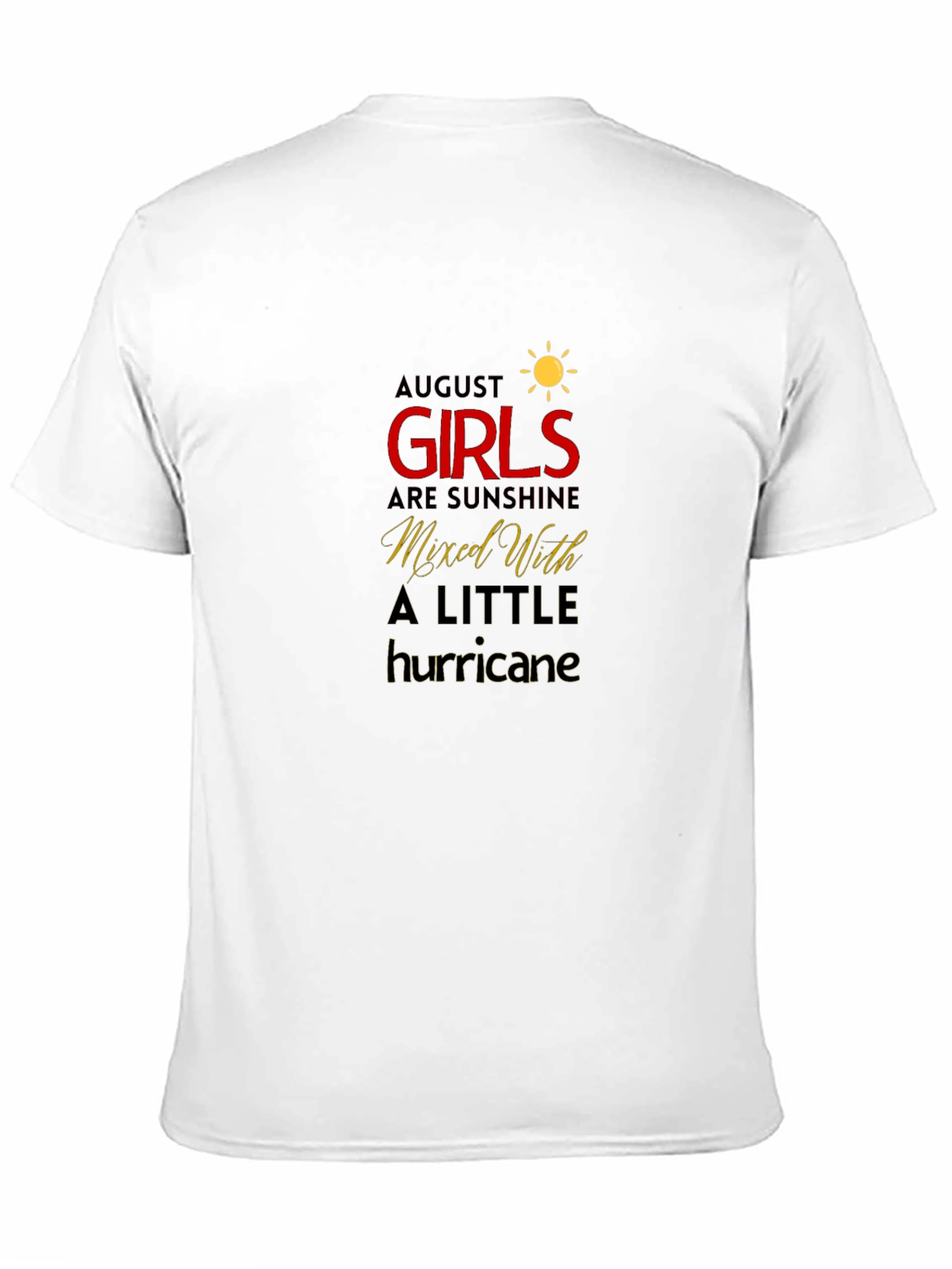 August Girls Sunshine Hurricane Black T-Shirt