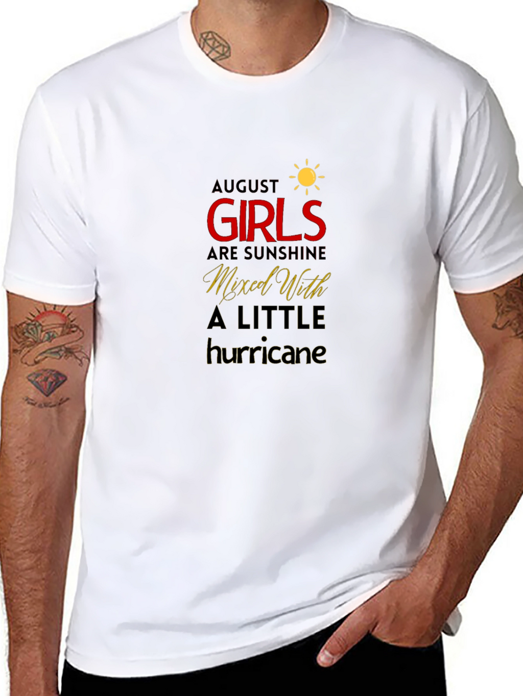 August Girls Sunshine Hurricane Black T-Shirt