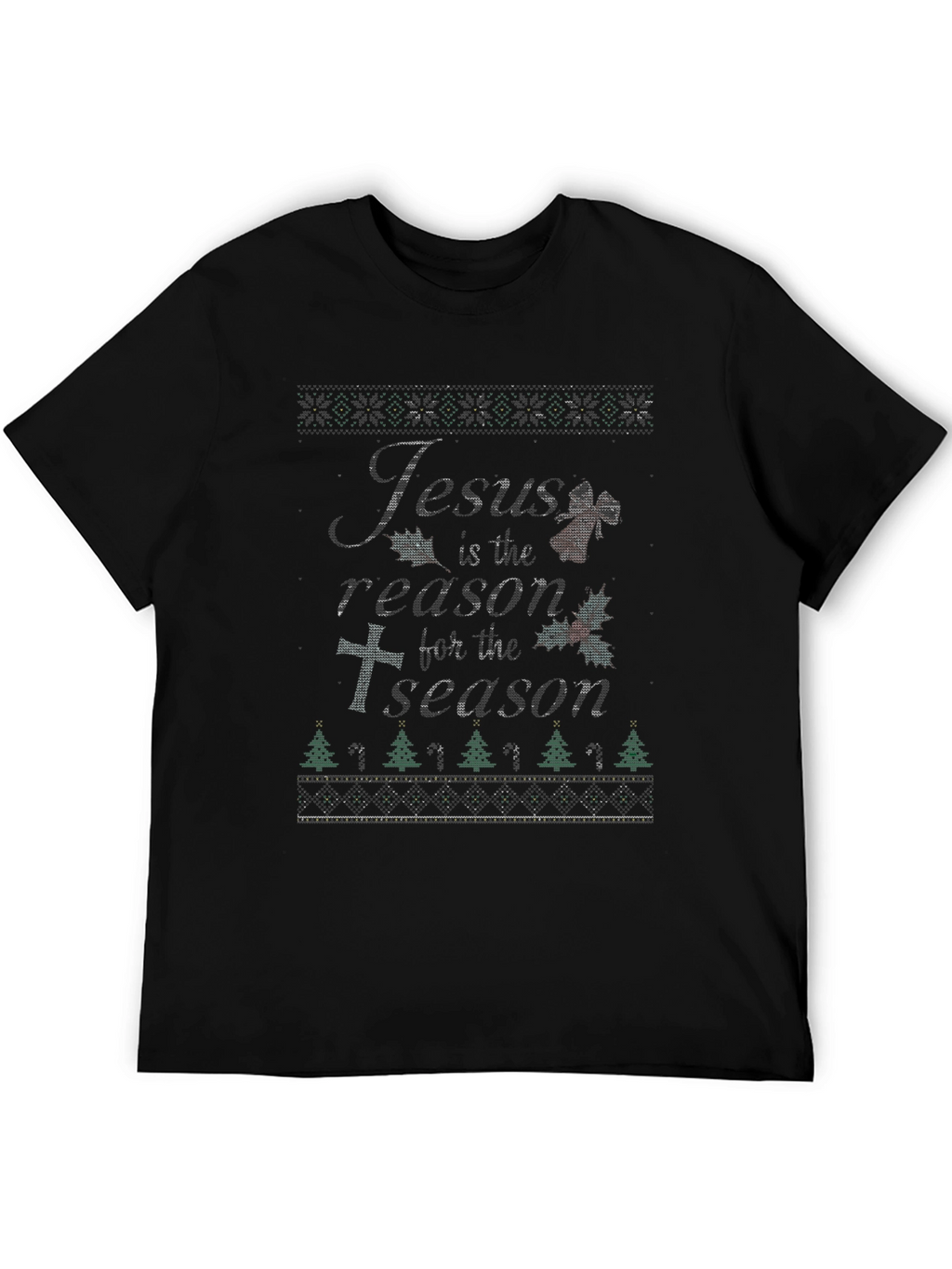 Festive Jesus is the Reason Holiday T-Shirt