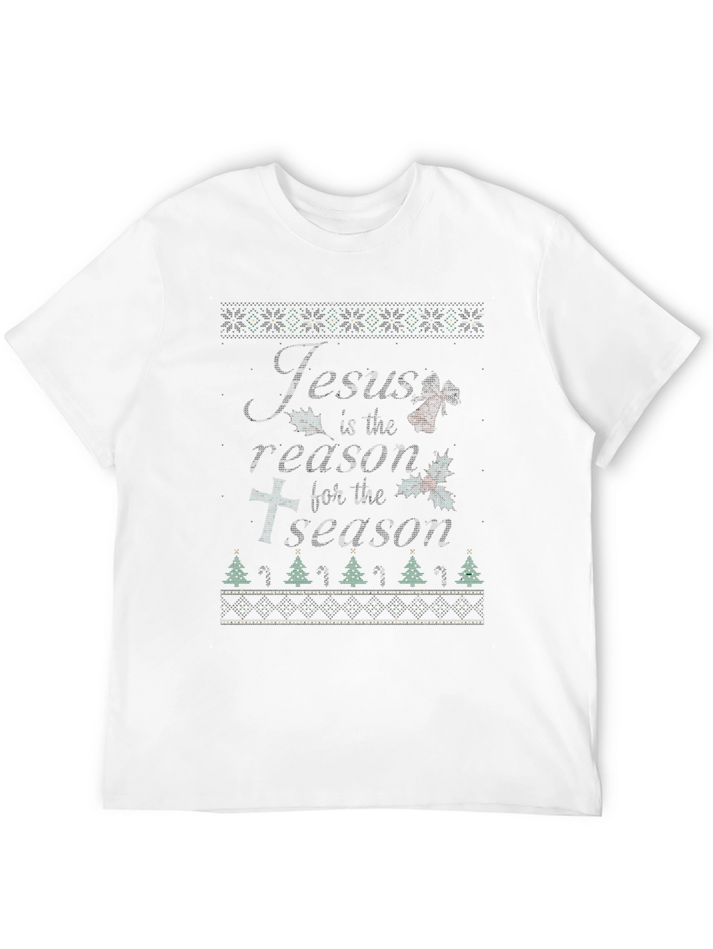 Festive Jesus is the Reason Holiday T-Shirt