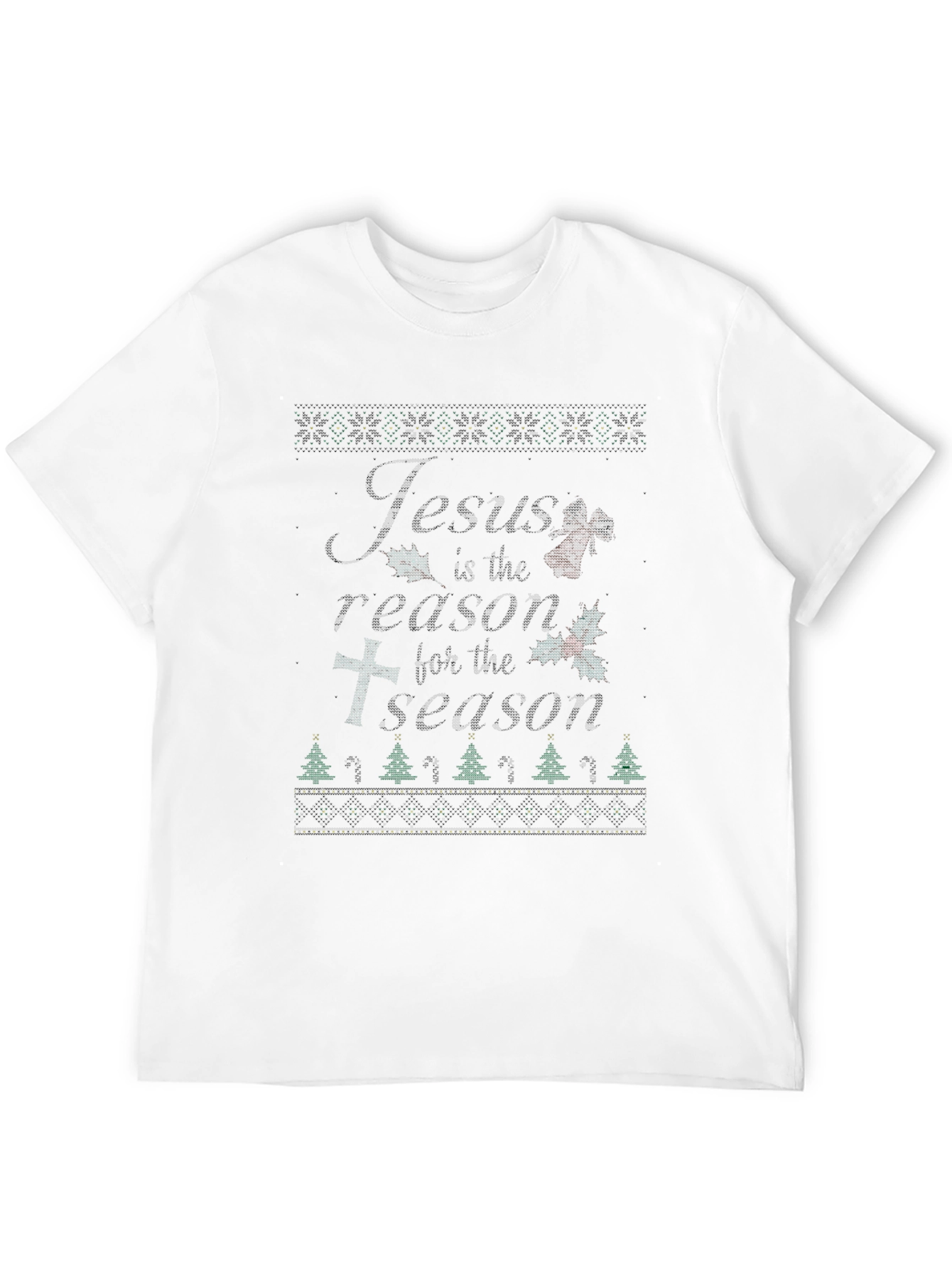 Festive Jesus is the Reason Holiday T-Shirt