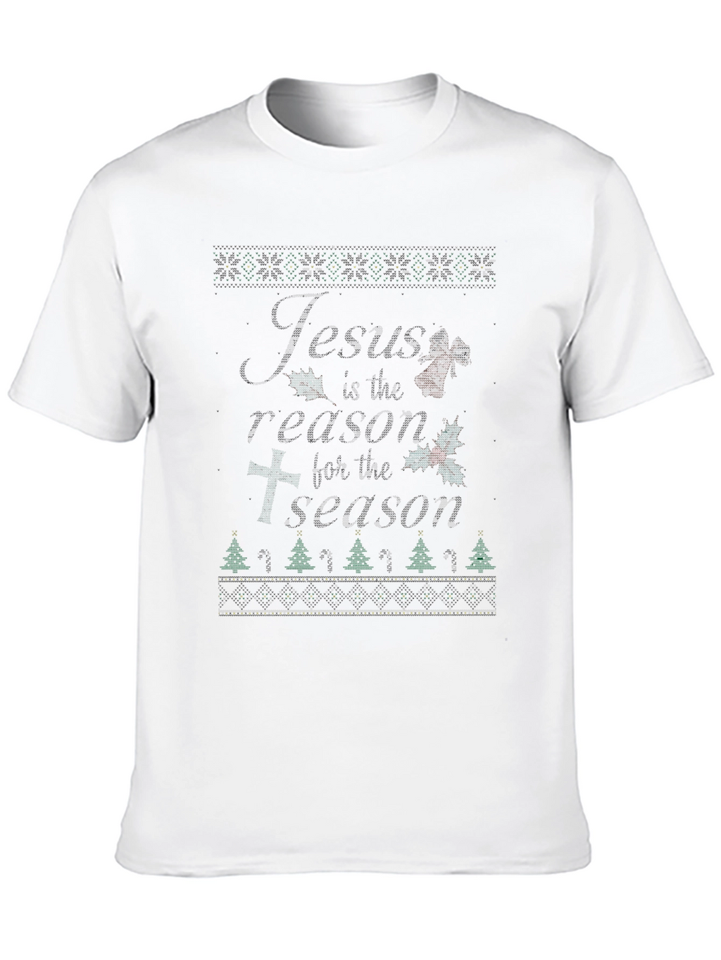 Festive Jesus is the Reason Holiday T-Shirt