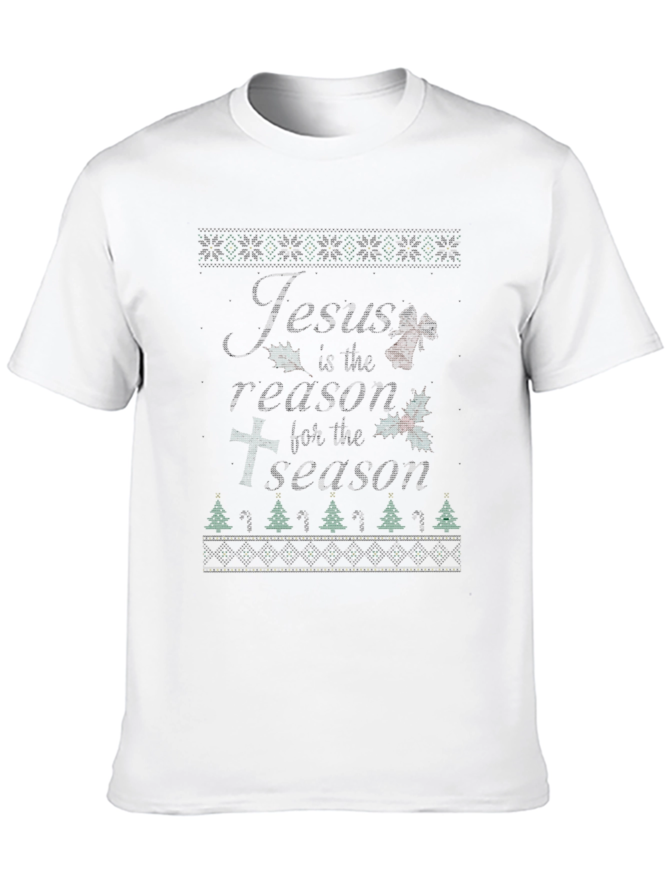 Festive Jesus is the Reason Holiday T-Shirt