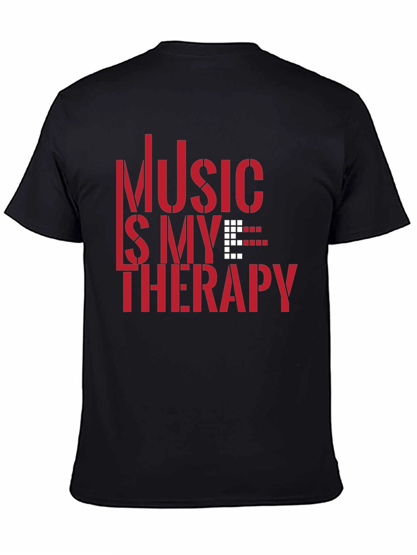 Music is My Therapy Graphic Tee - Stylish Comfort