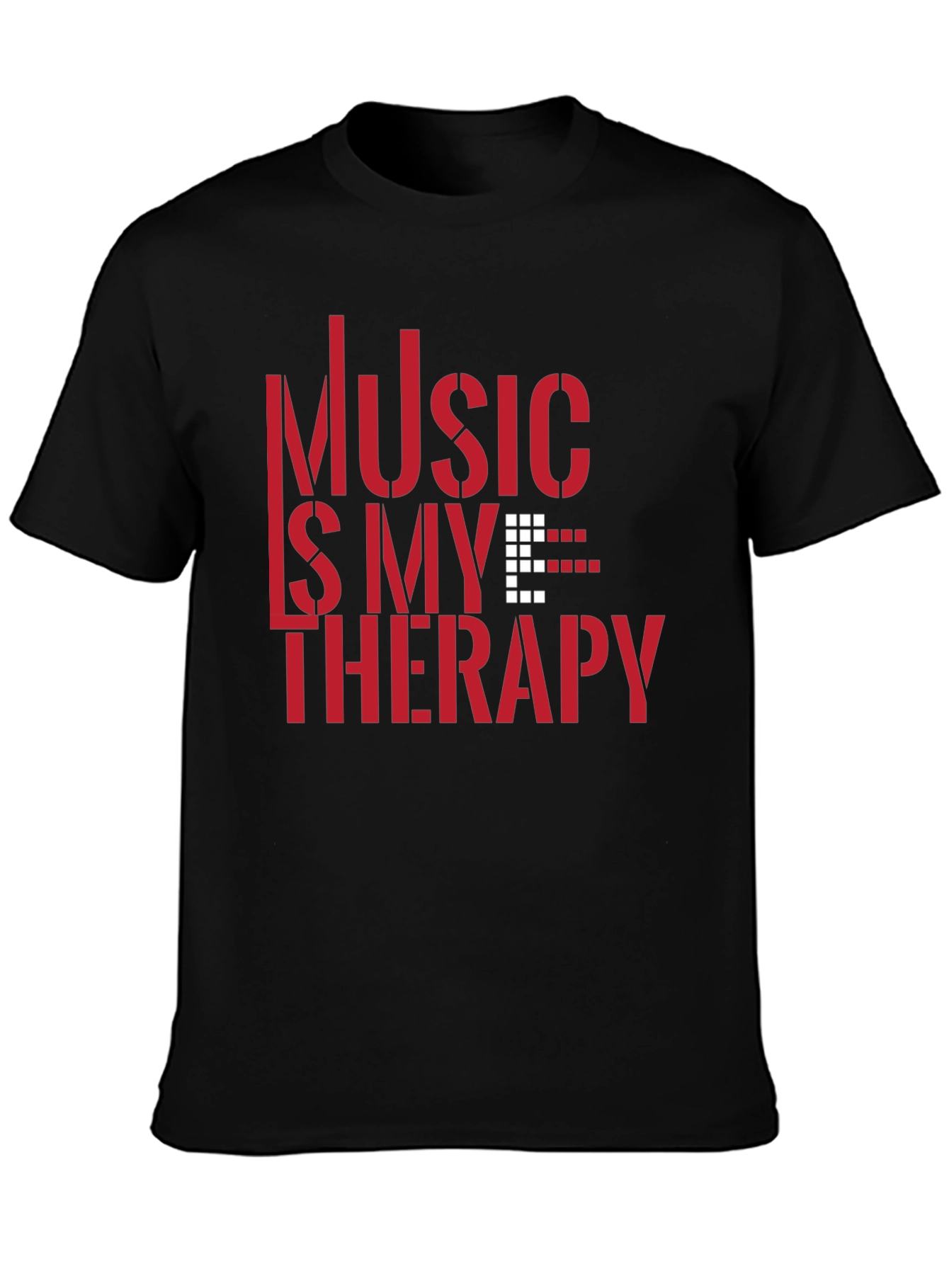 Music is My Therapy Graphic Tee - Stylish Comfort