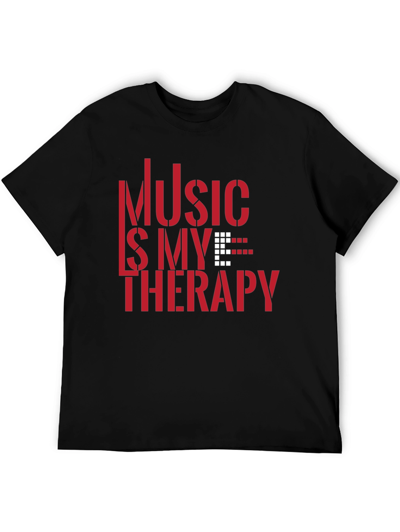 Music is My Therapy Graphic Tee - Stylish Comfort