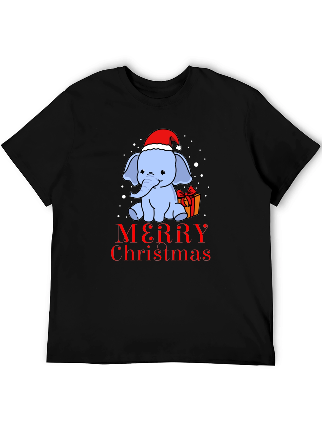 Christmas Elephant T-Shirt - Holiday Gift