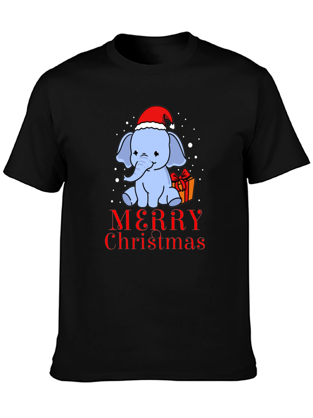 Christmas Elephant T-Shirt - Holiday Gift