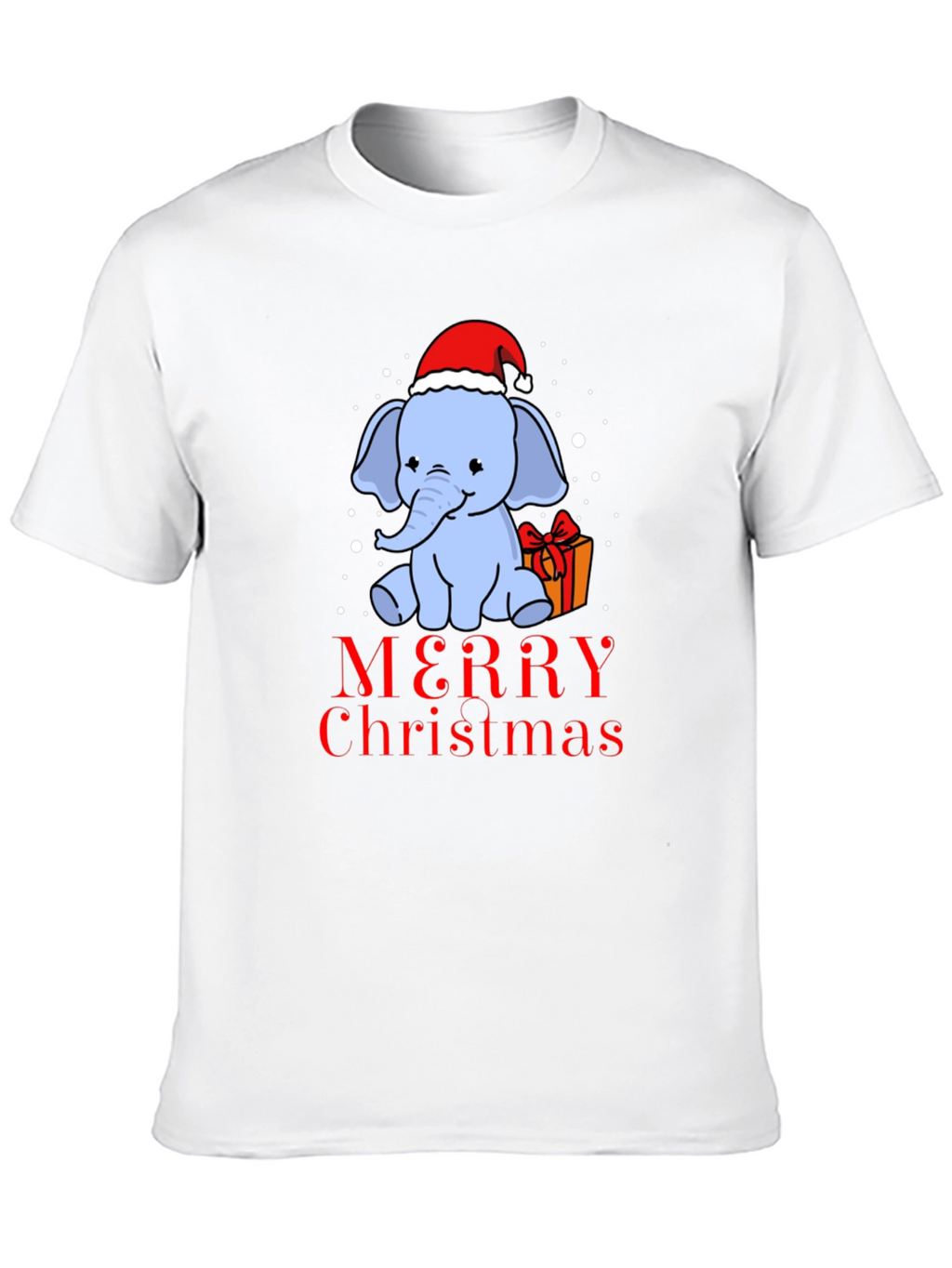 Christmas Elephant T-Shirt - Holiday Gift