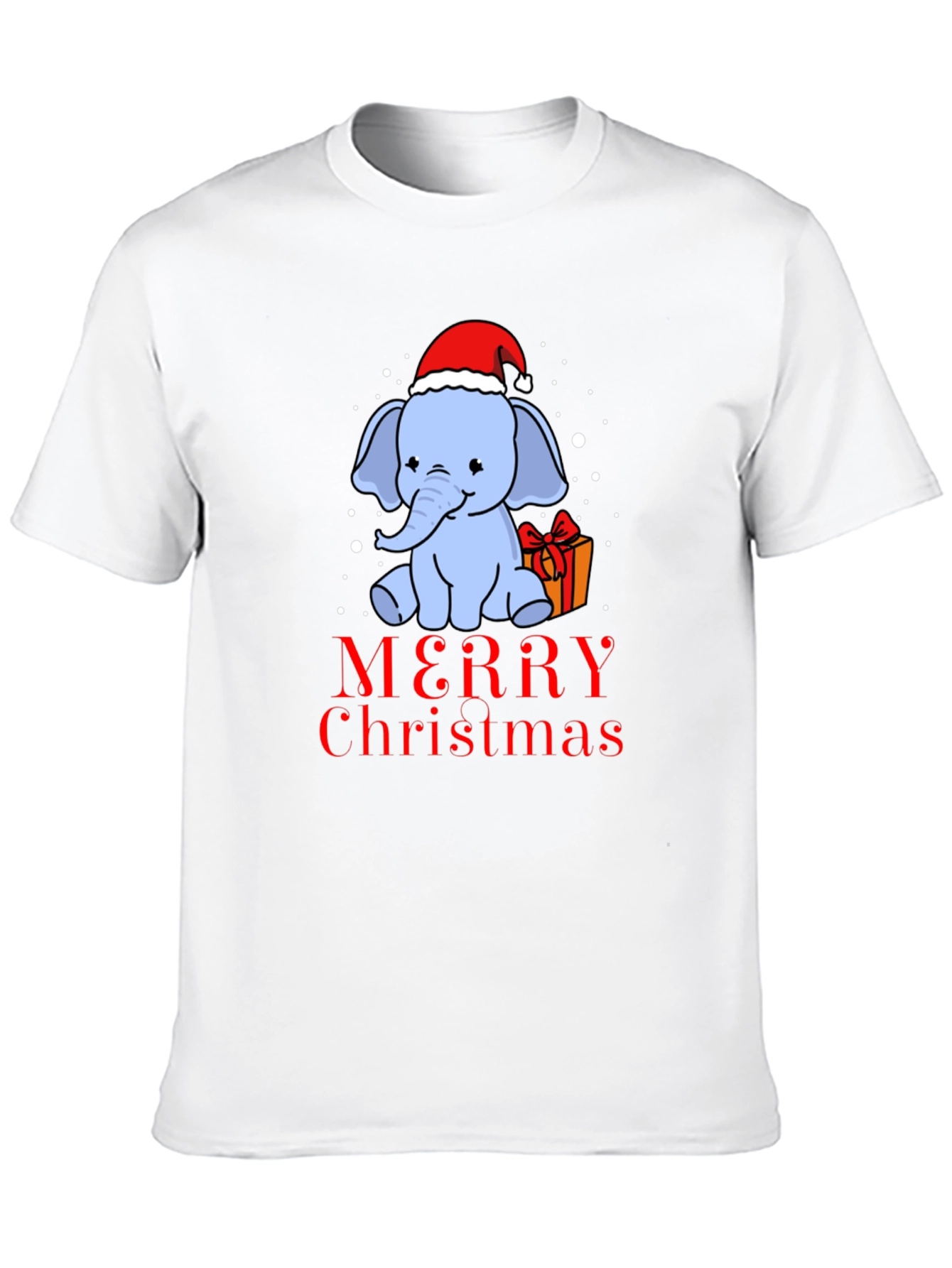 Christmas Elephant T-Shirt - Holiday Gift