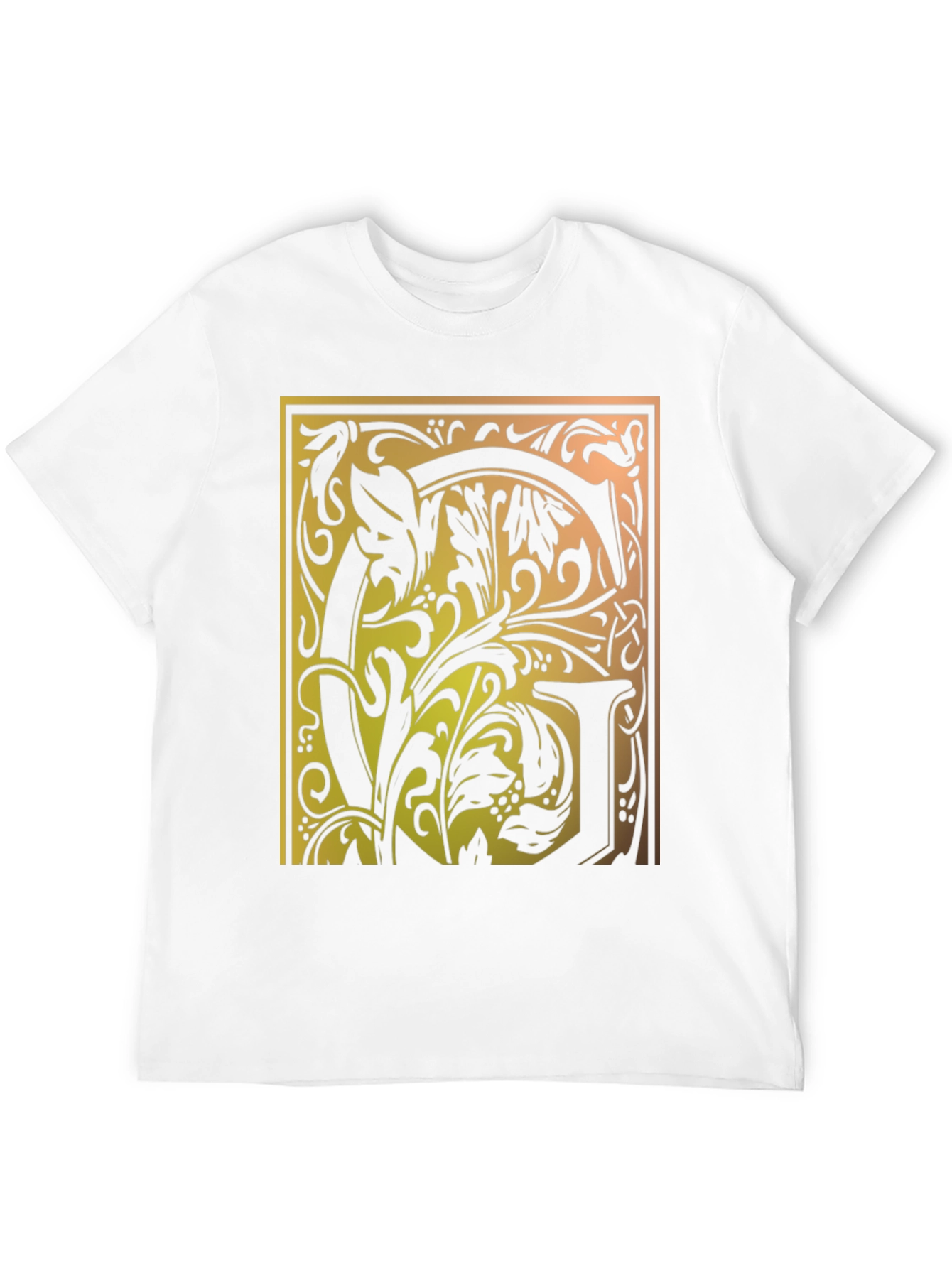 Ornate Letter G Graphic Tee