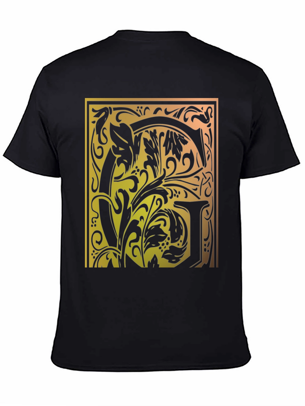 Ornate Letter G Graphic Tee