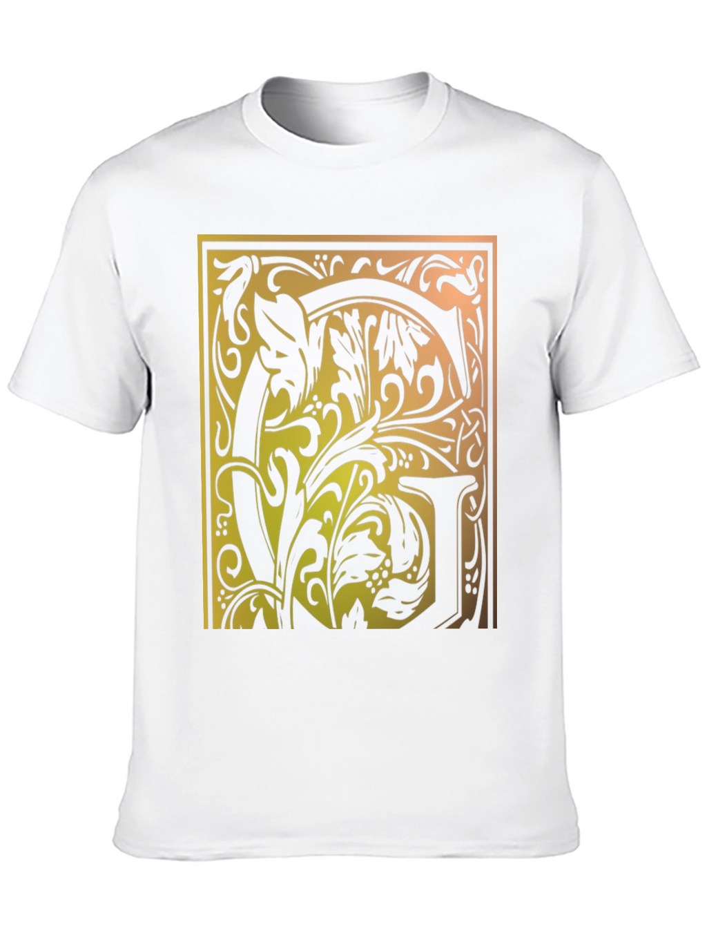 Ornate Letter G Graphic Tee