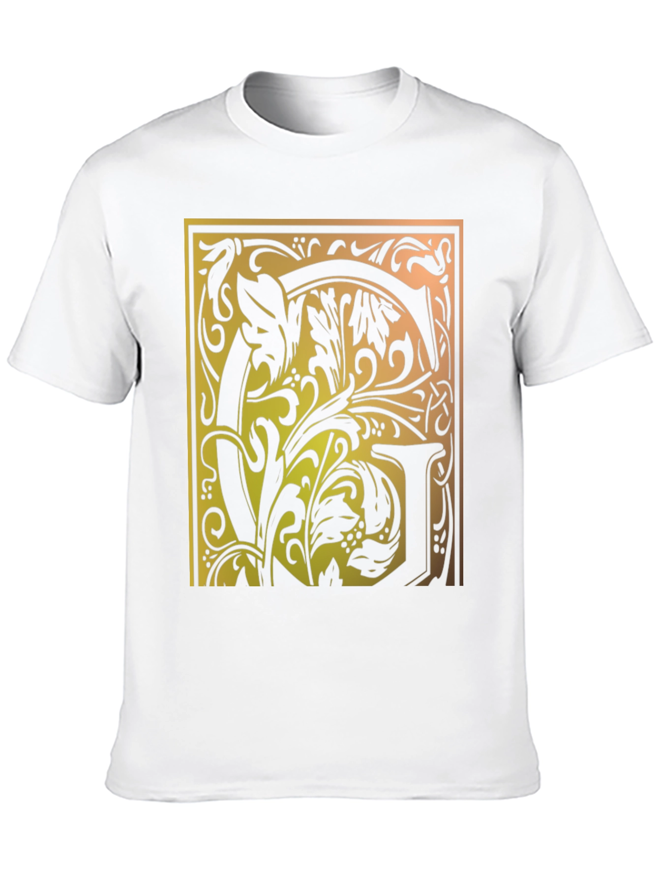 Ornate Letter G Graphic Tee