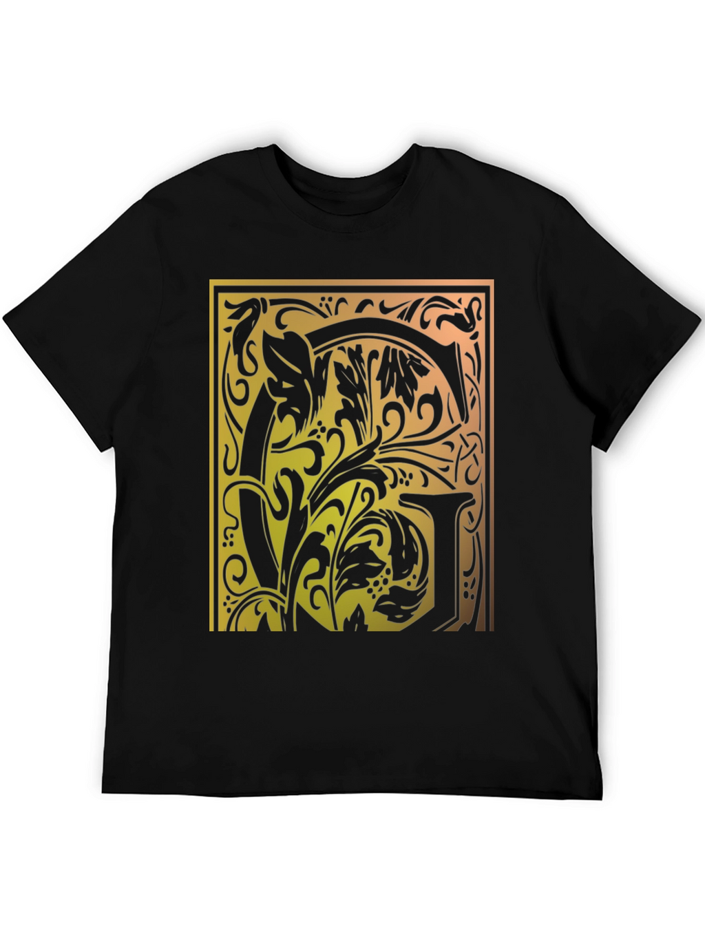 Ornate Letter G Graphic Tee