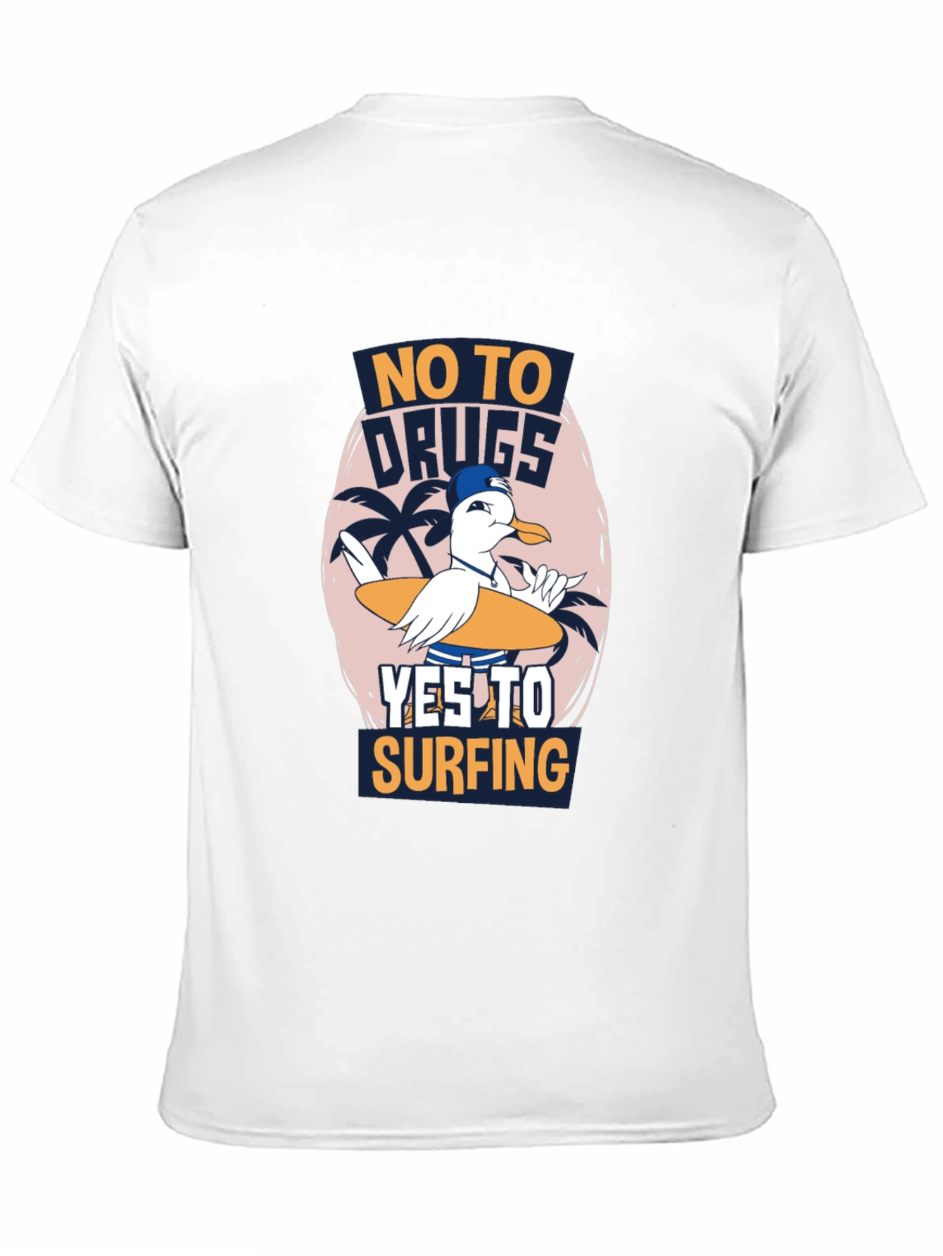 No Drugs Yes Surfing T-Shirt