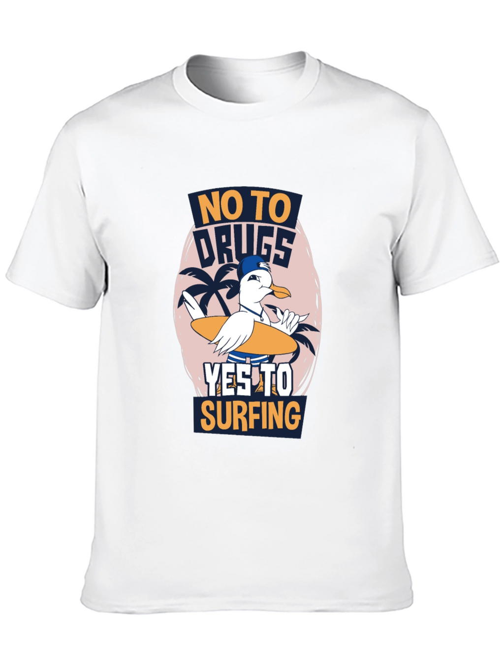 No Drugs Yes Surfing T-Shirt
