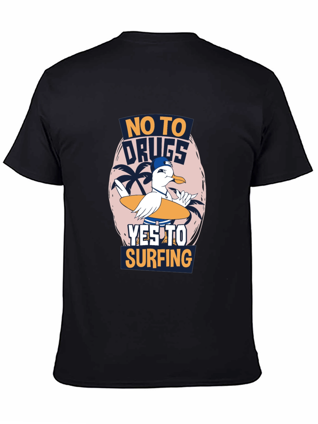 No Drugs Yes Surfing T-Shirt