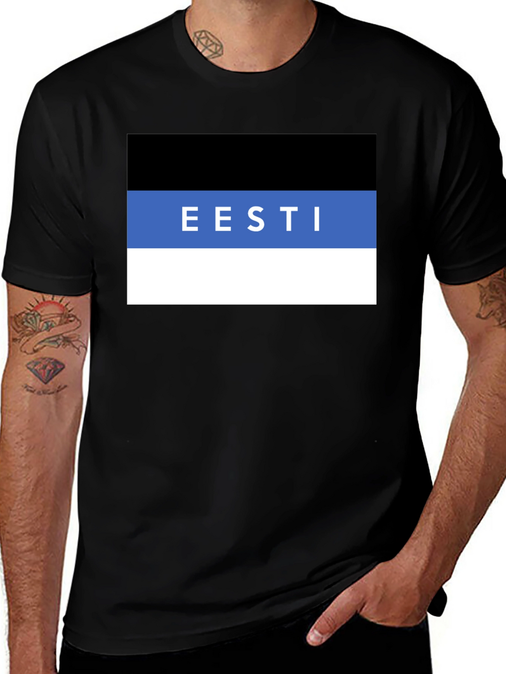 Estonia Flag T-Shirt - Eesti Pride Tee