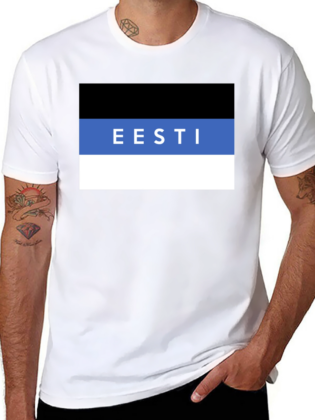 Estonia Flag T-Shirt - Eesti Pride Tee