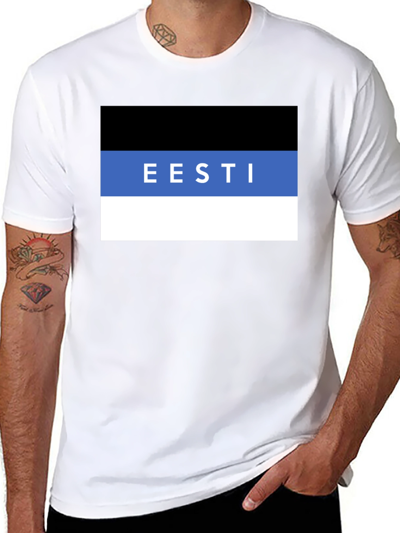 Estonia Flag T-Shirt - Eesti Pride Tee