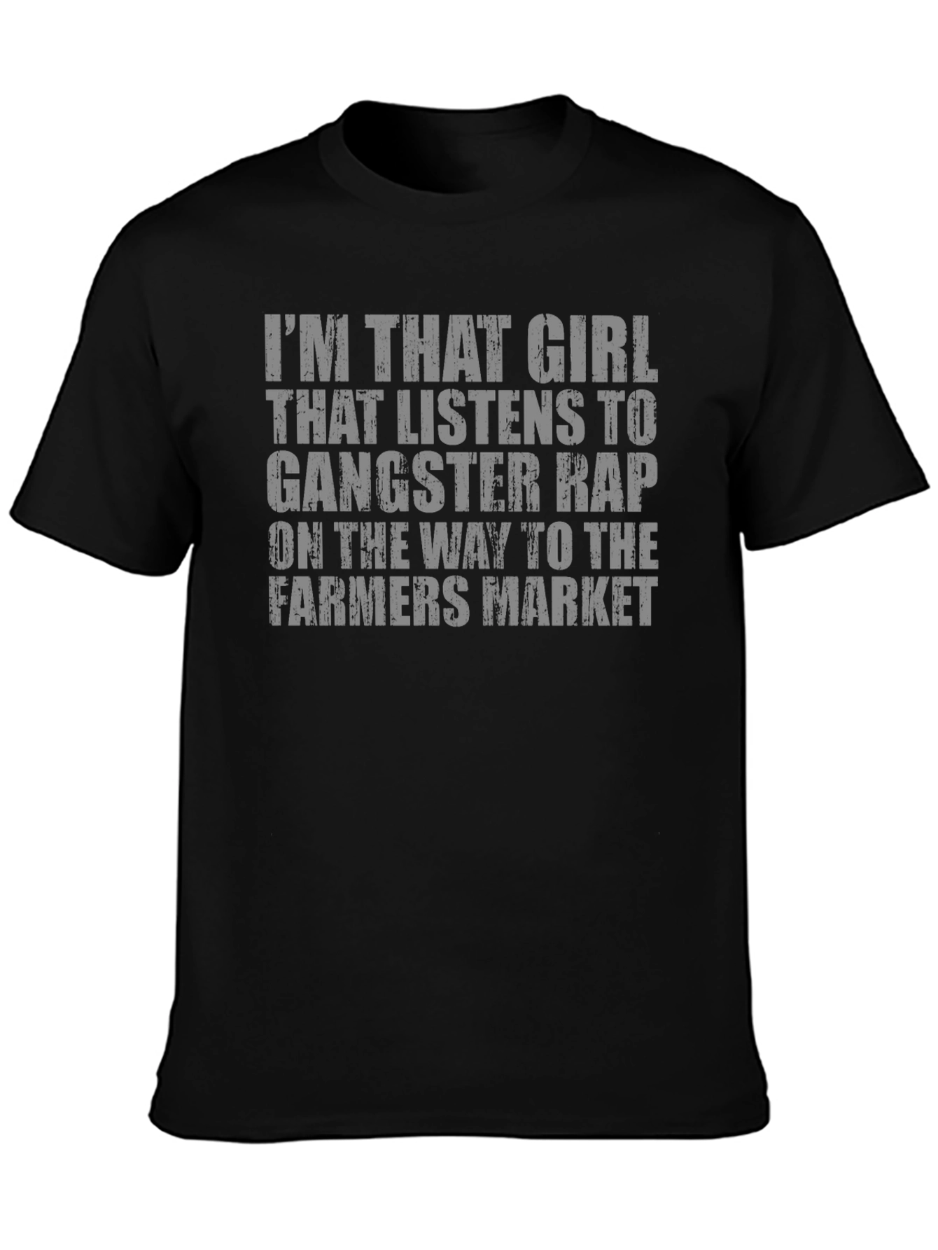 Gangster Rap Farmers Market Graphic T-Shirt