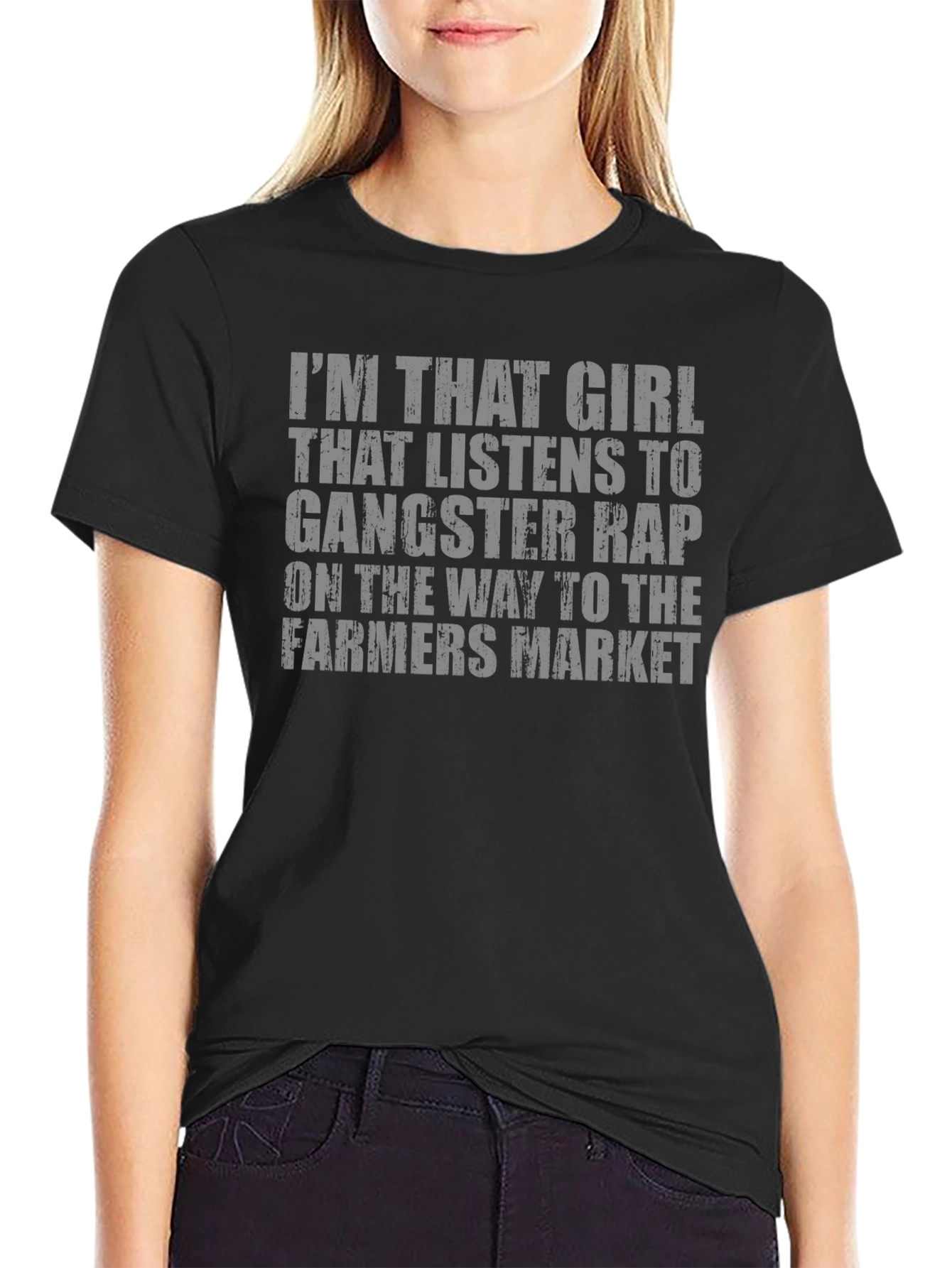 Gangster Rap Farmers Market Graphic T-Shirt