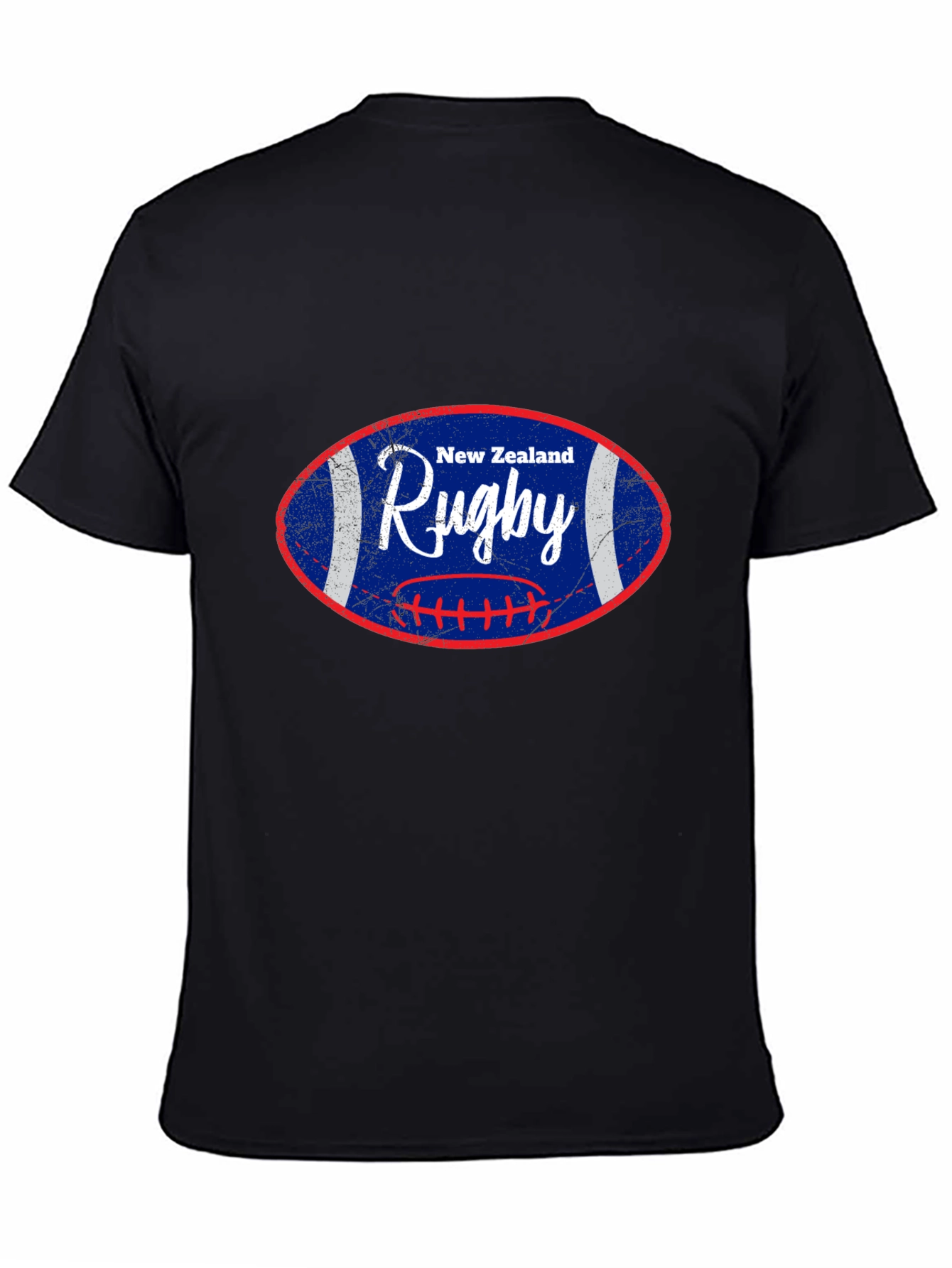 New Zealand Rugby T-Shirt - Black Classic Fit