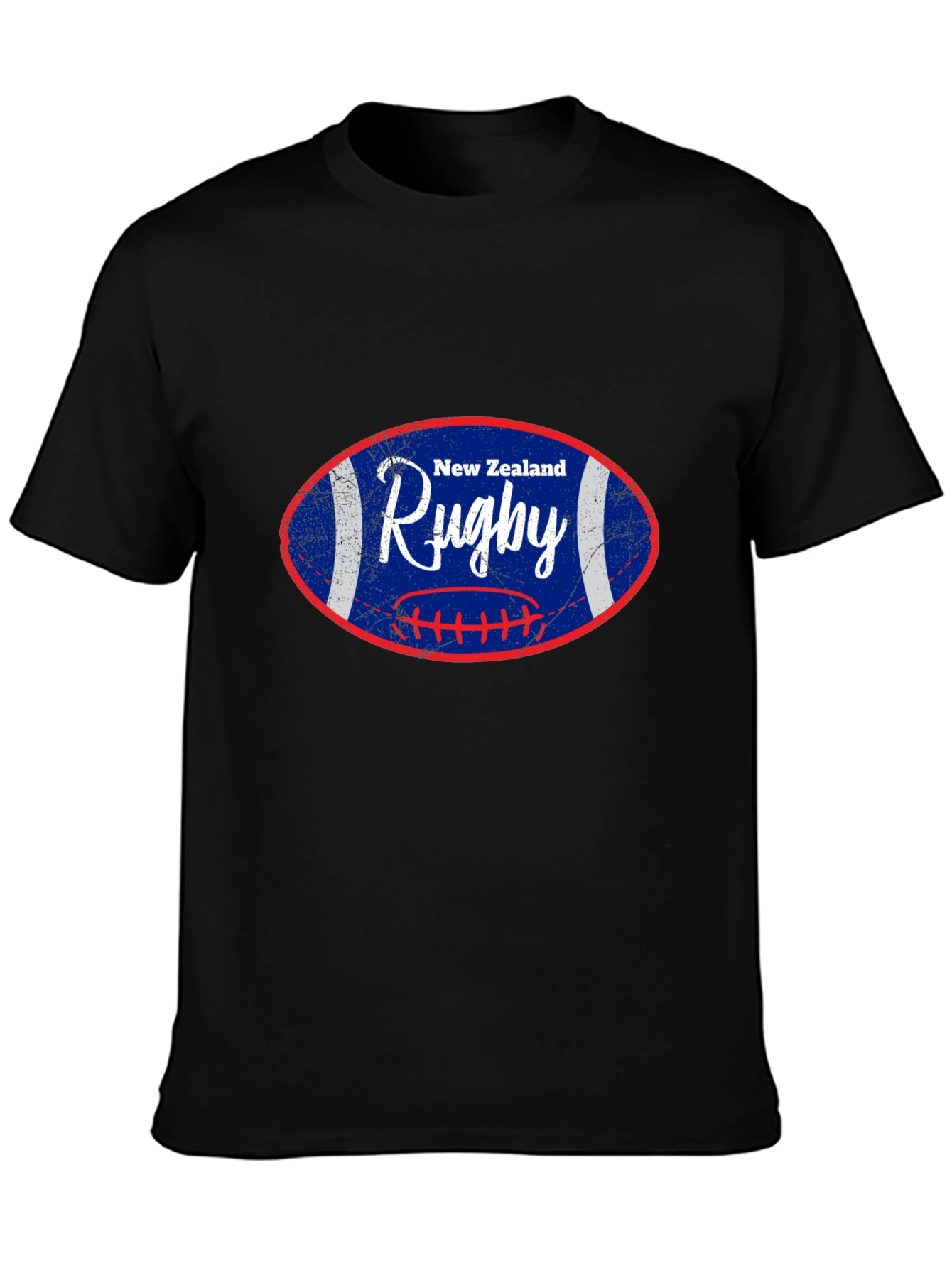 New Zealand Rugby T-Shirt - Black Classic Fit
