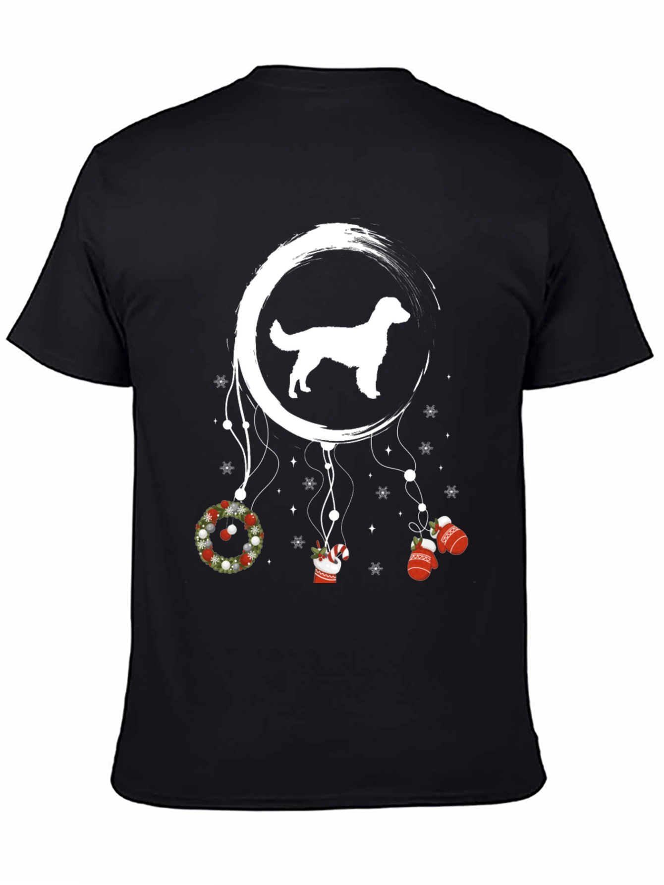 Christmas Dog Dream Catcher T-Shirt