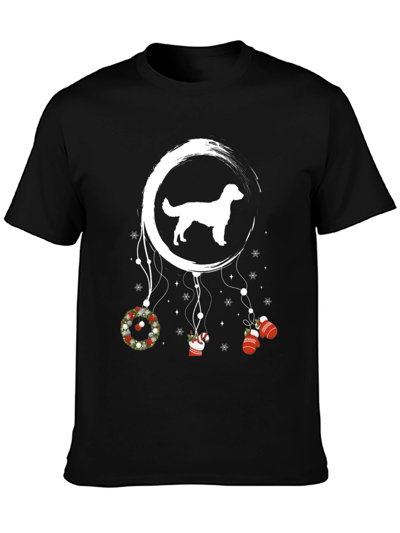 Christmas Dog Dream Catcher T-Shirt